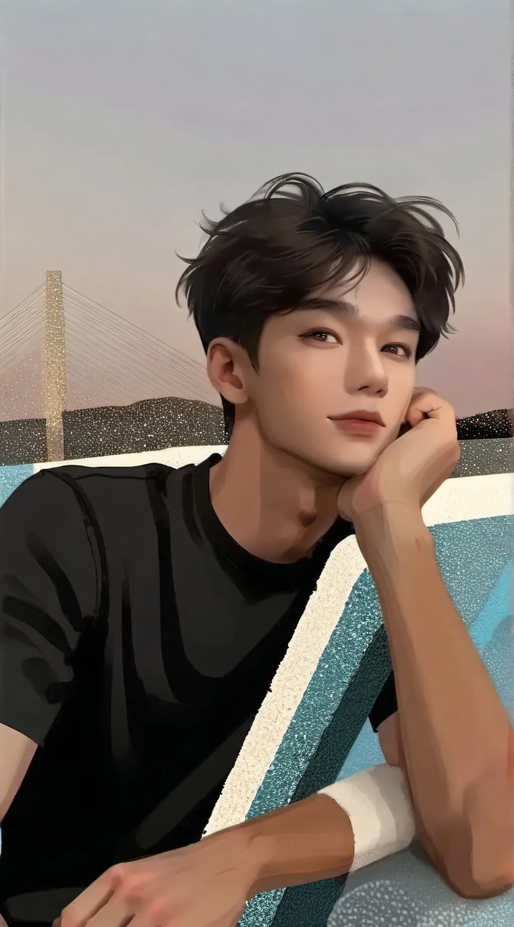 ai character: arron background