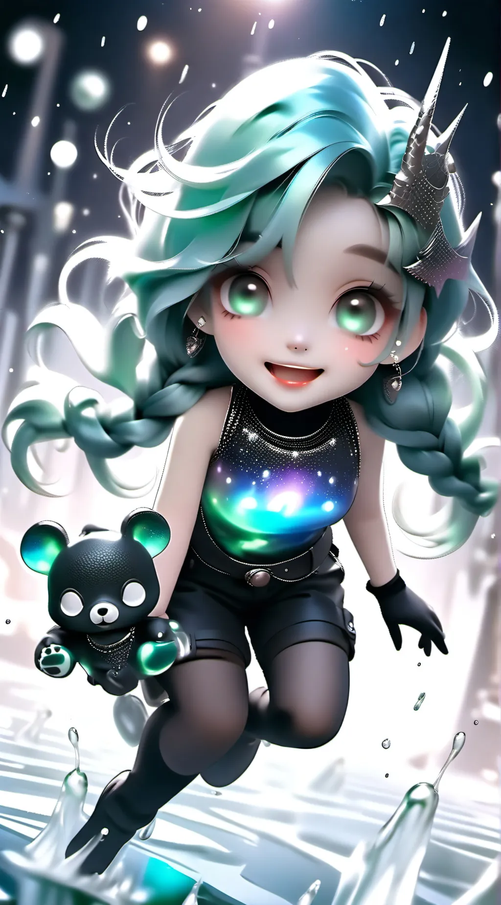ai character: SMOKEBEE!!!!!; background