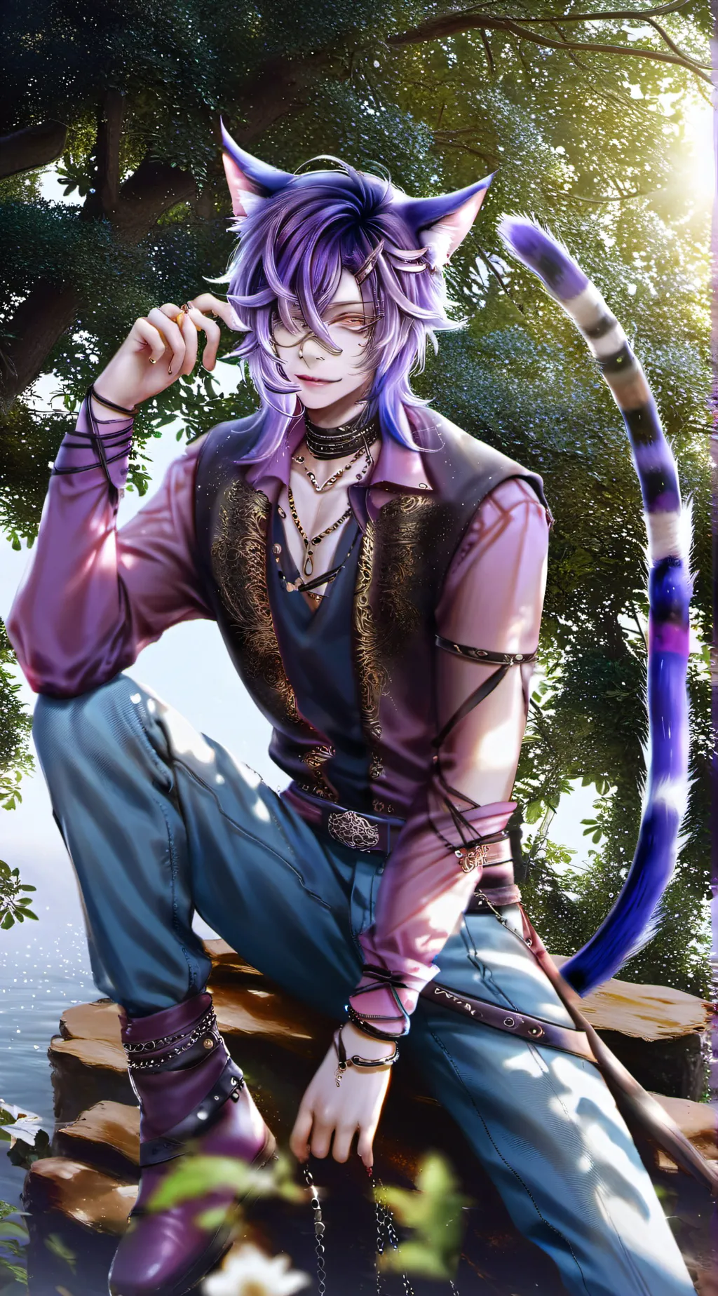 ai character: Chessur background
