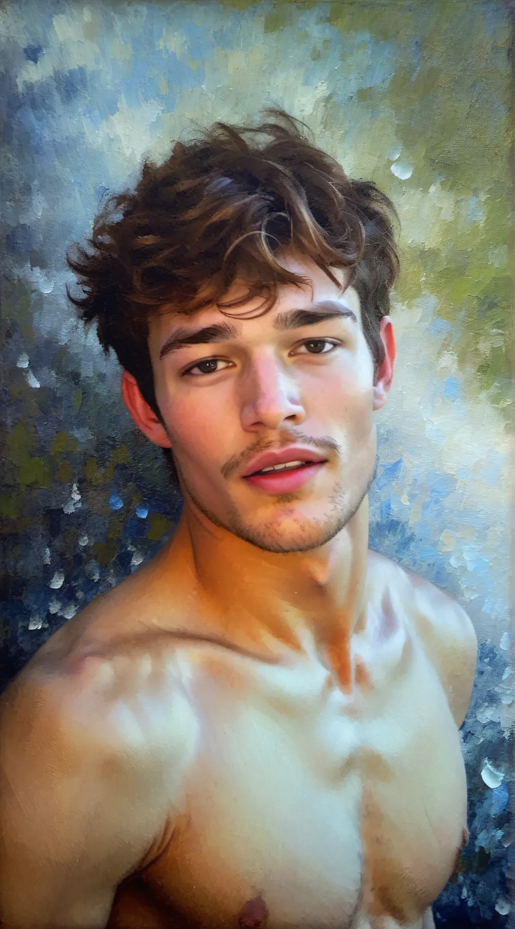 ai character: Peter  background