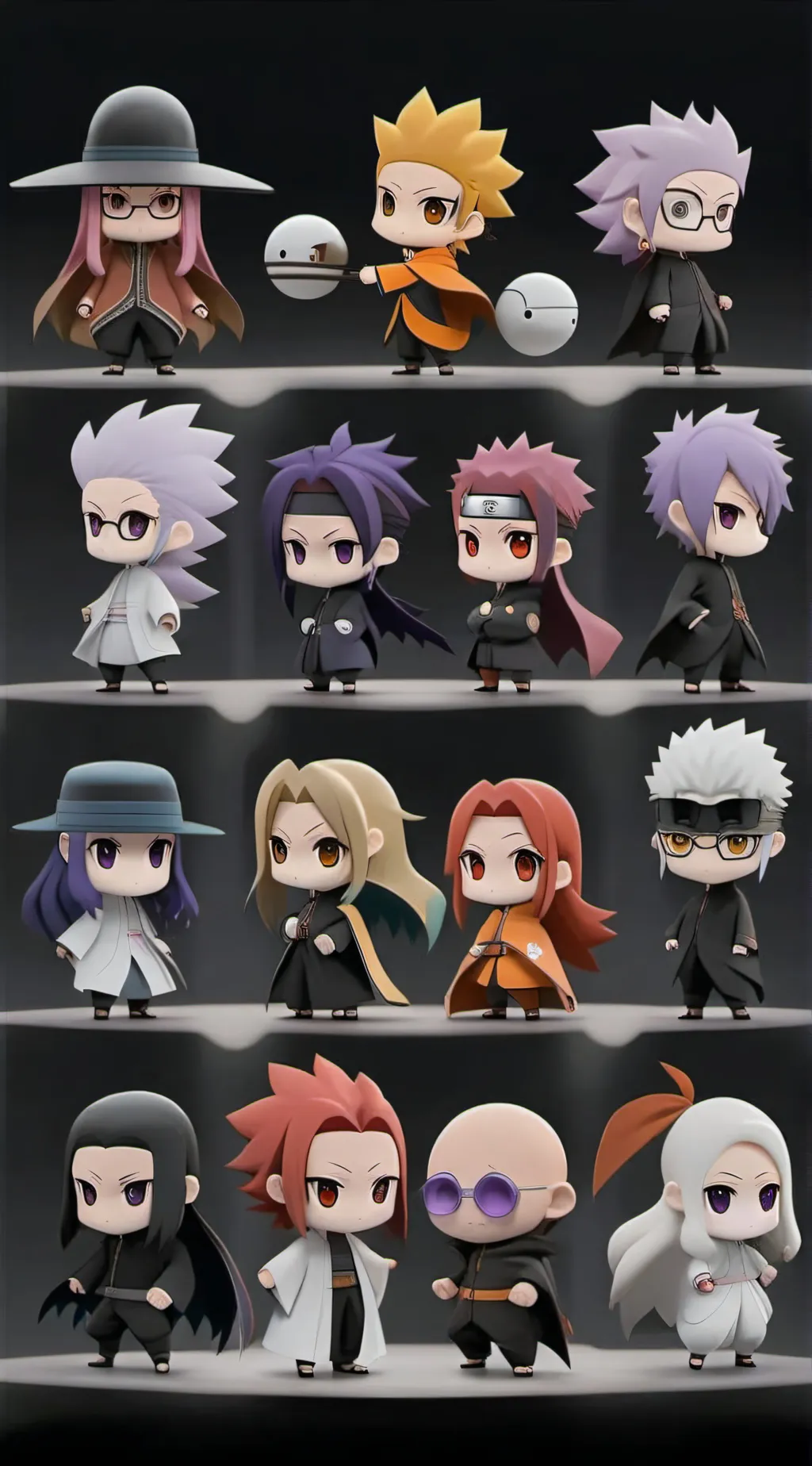 ai character: anime battle arena background