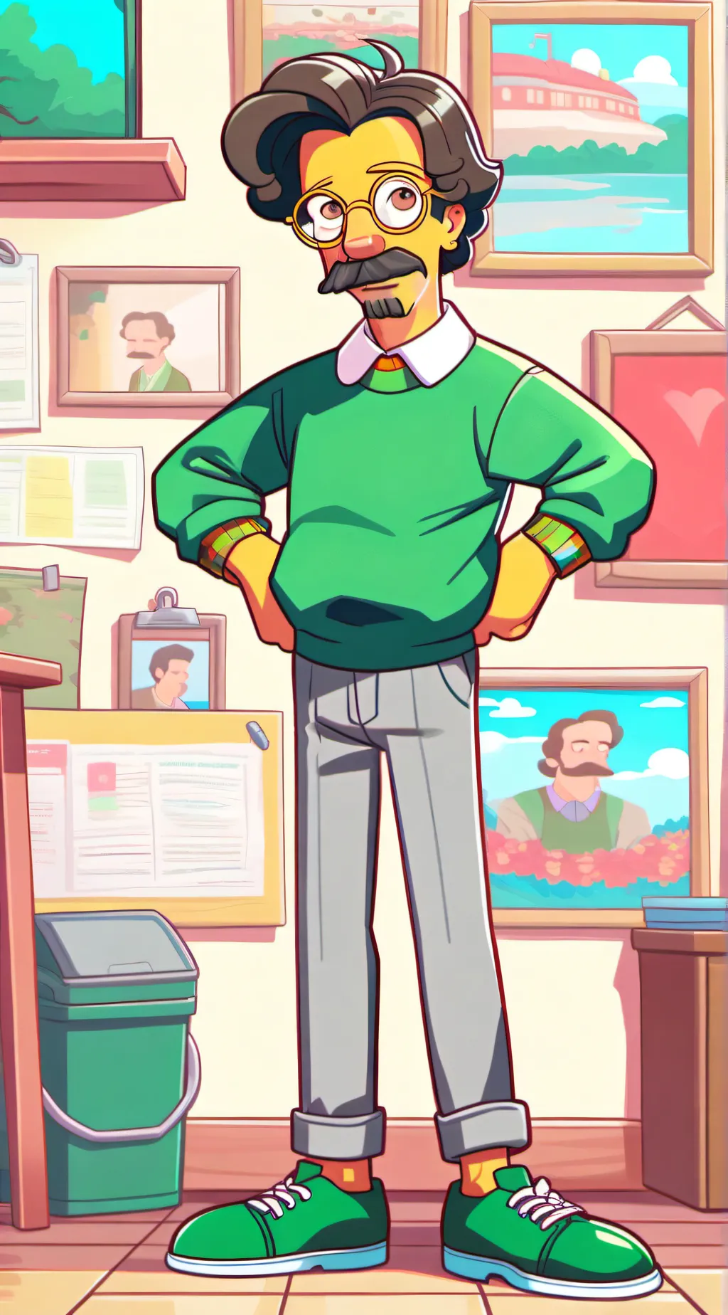 ai character: Ned Flanders background