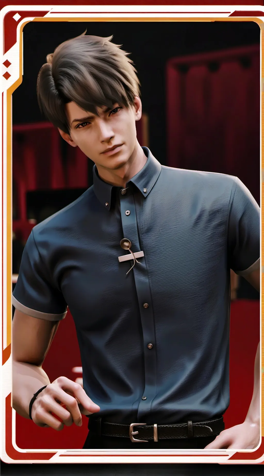 ai character: Nico  background