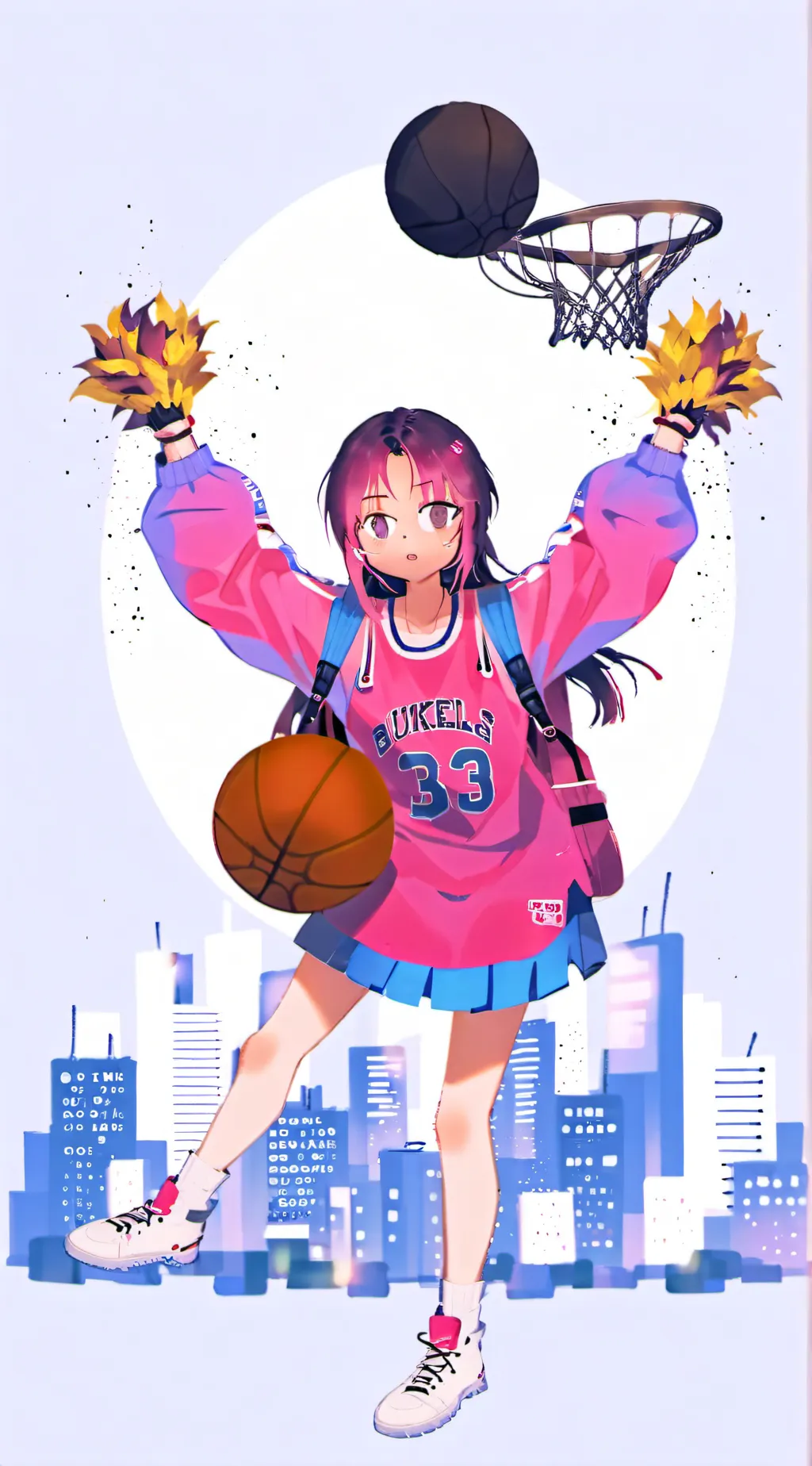 ai character: Luna background