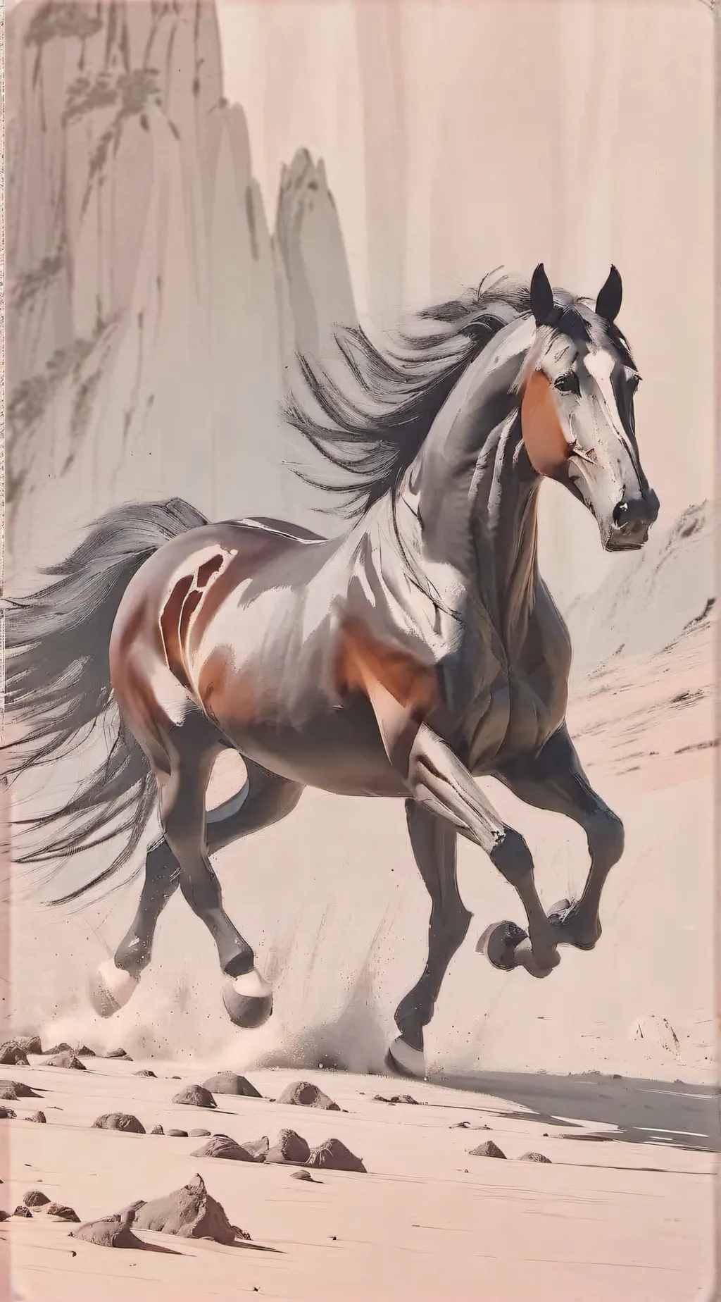 ai character: horseback x mha background
