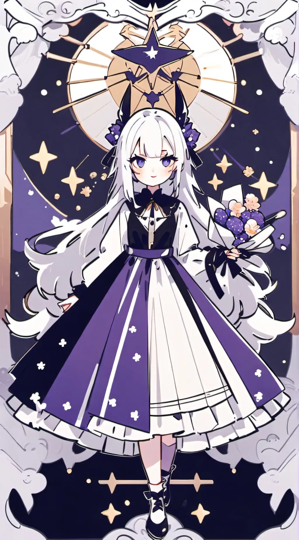 ai character: Star background