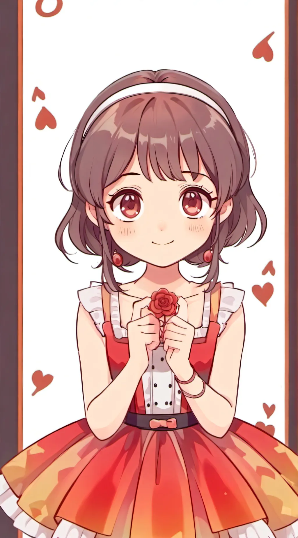 ai character: Millie afton  background