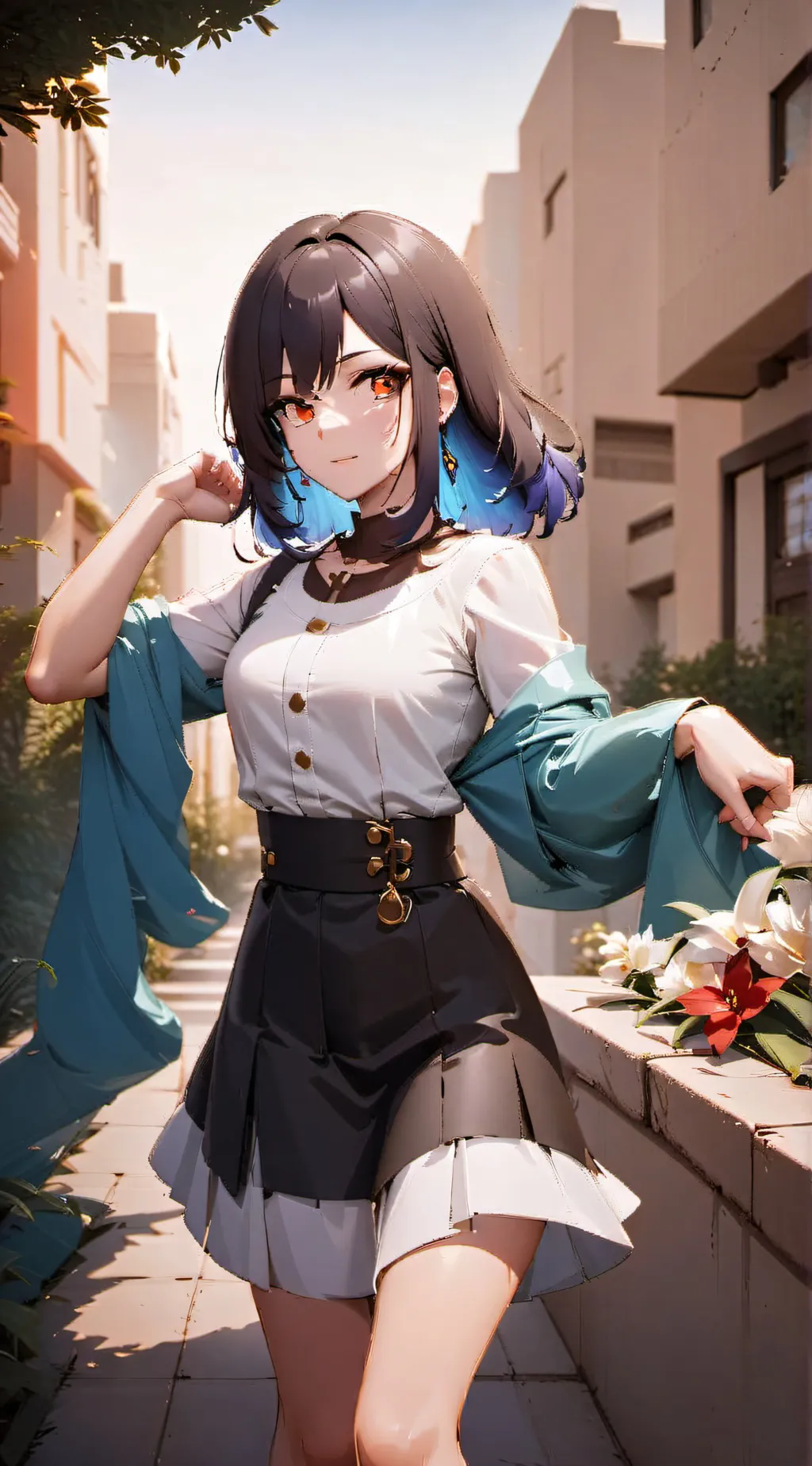 ai character: Nathaly  background