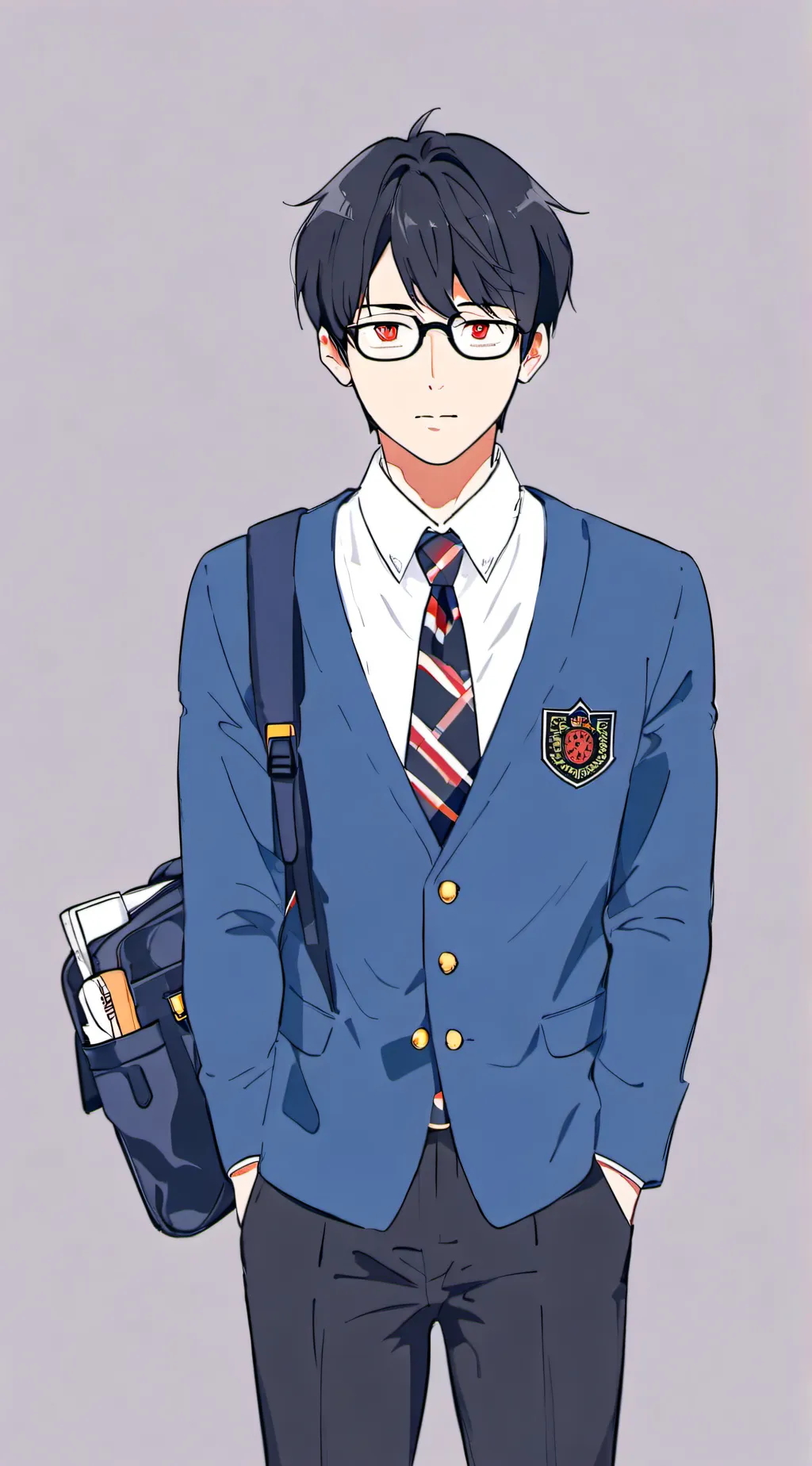 ai character: Iida x yn background