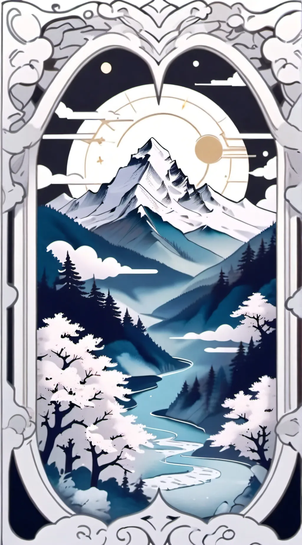 ai character: garden of banban background