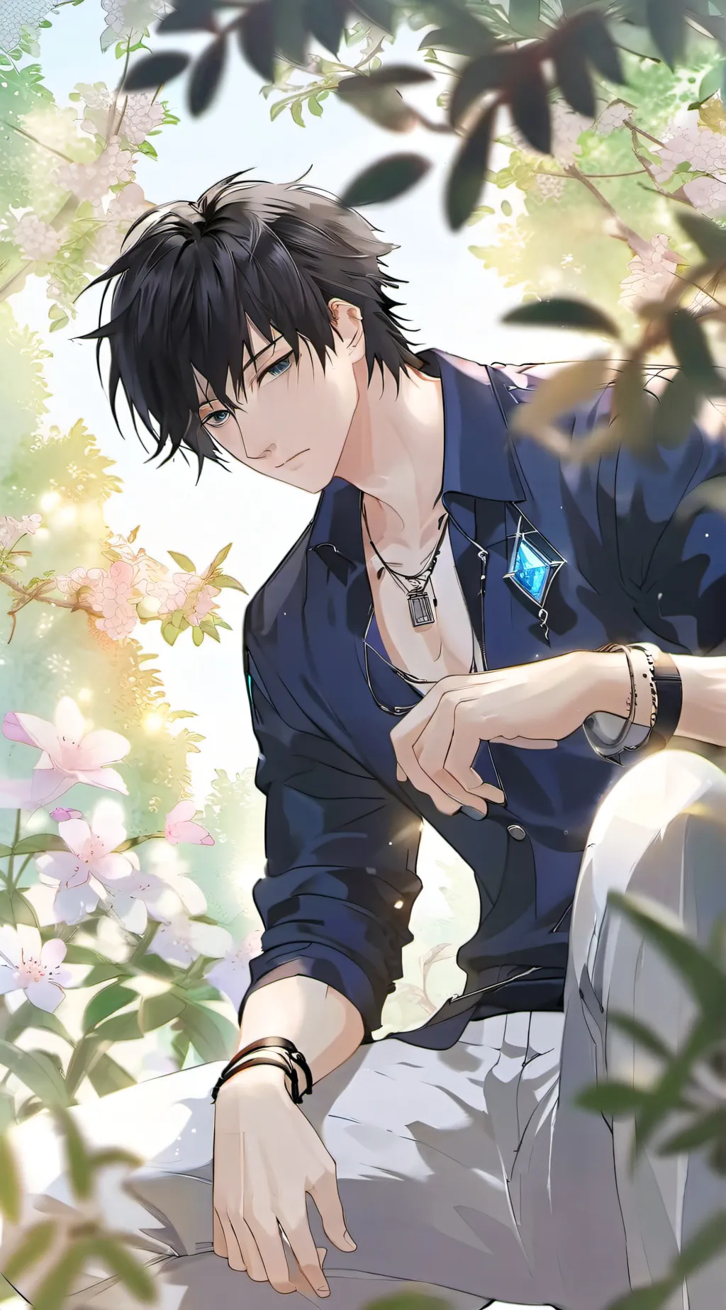 ai character: ♤VYN♤ background