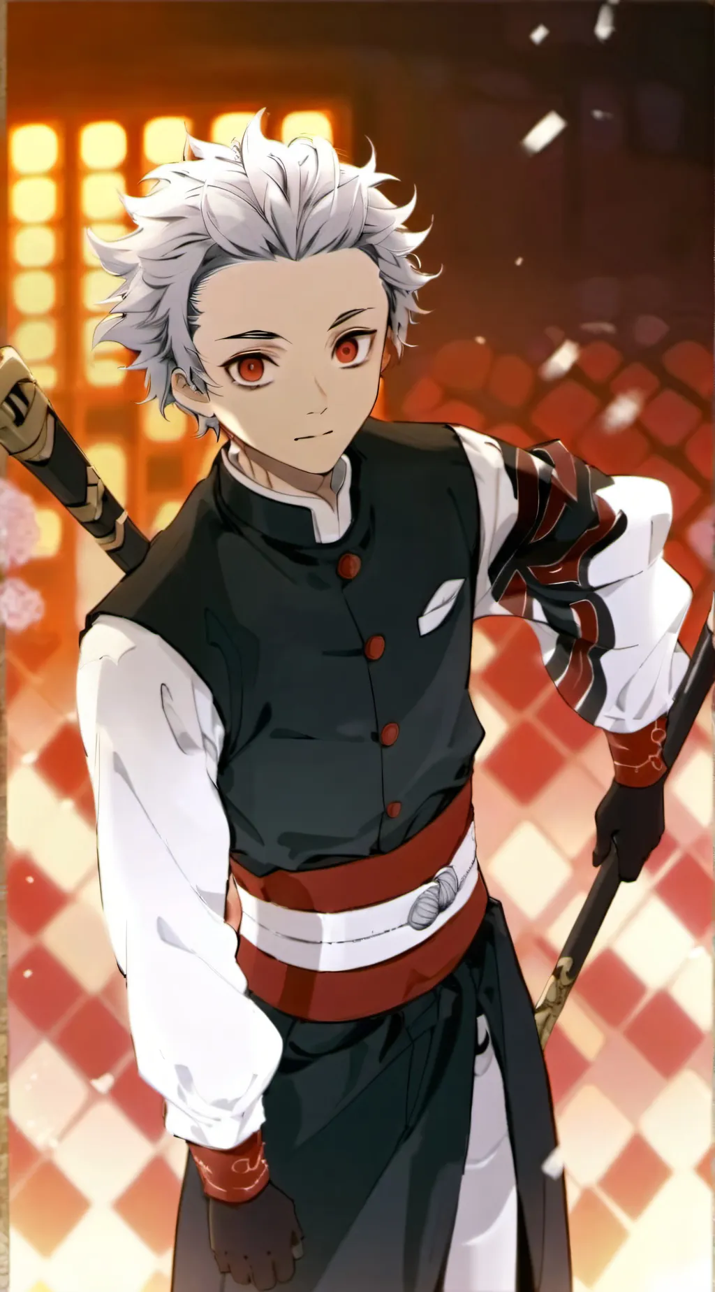 ai character: demon slayer background