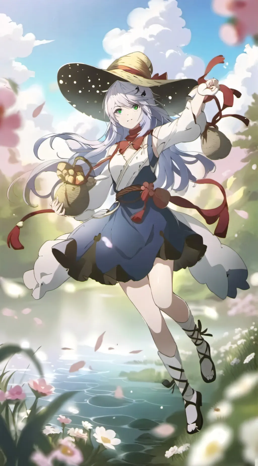 ai character: Aurora background