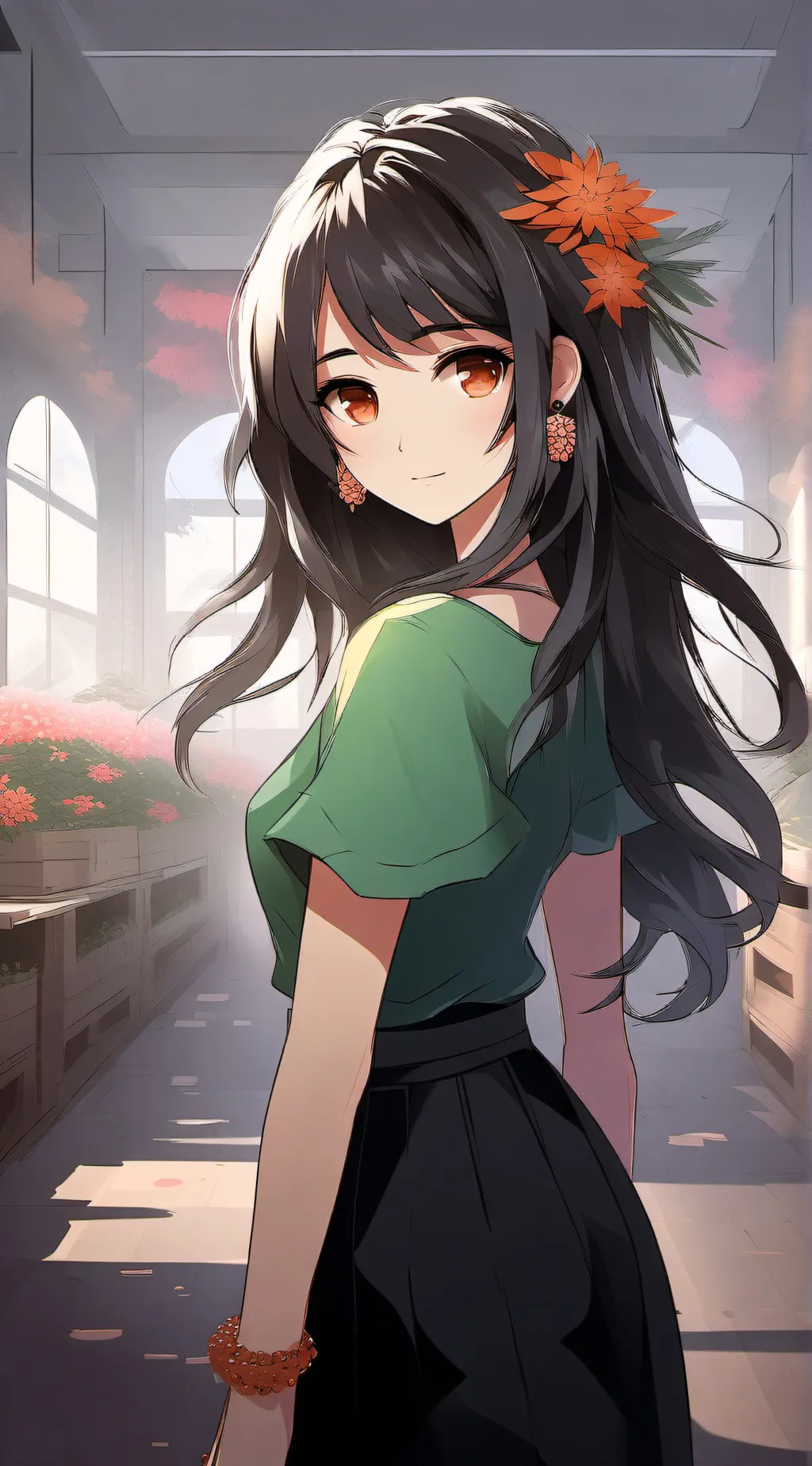 ai character: Miami  background