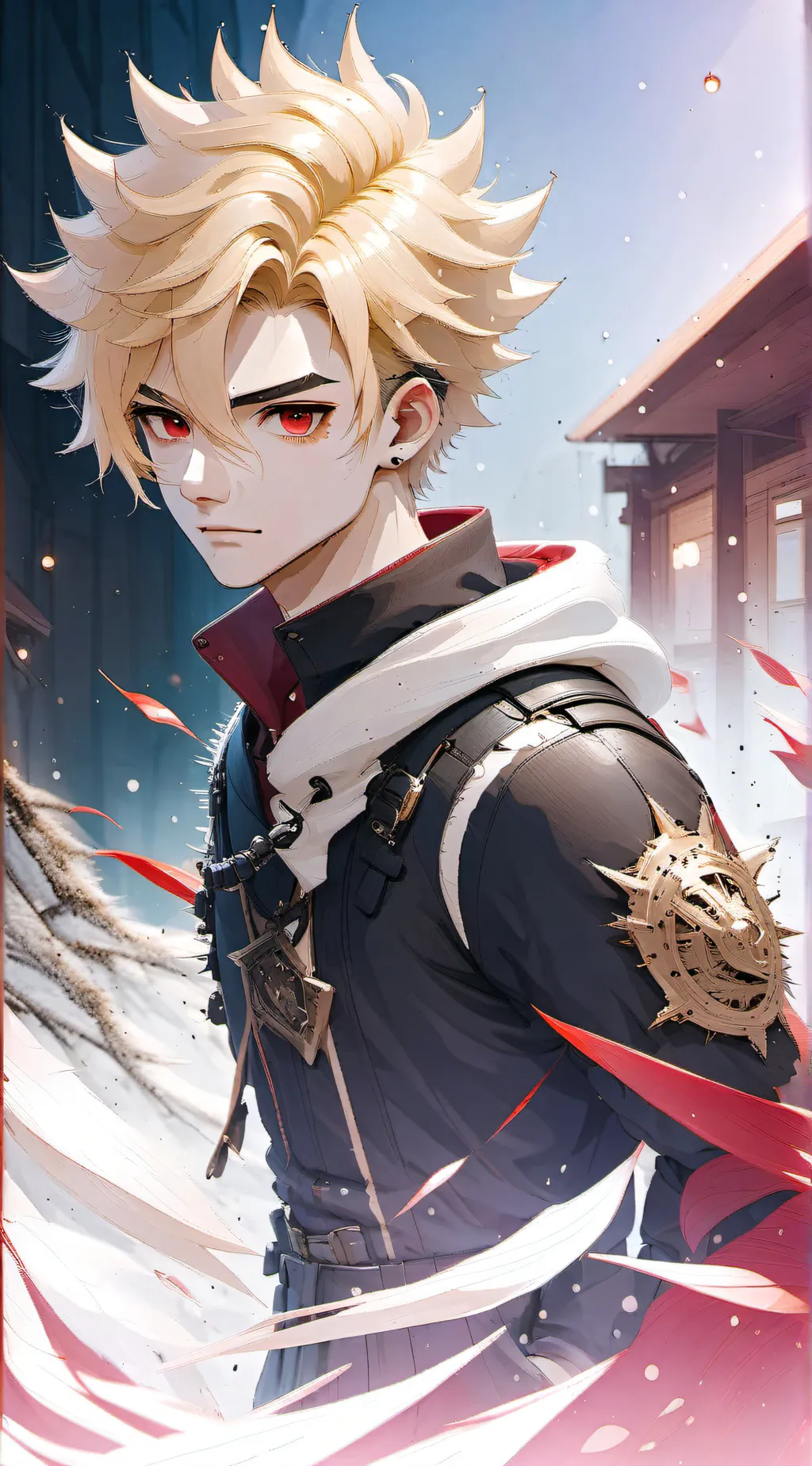 ai character: Katsuki Bakugo background