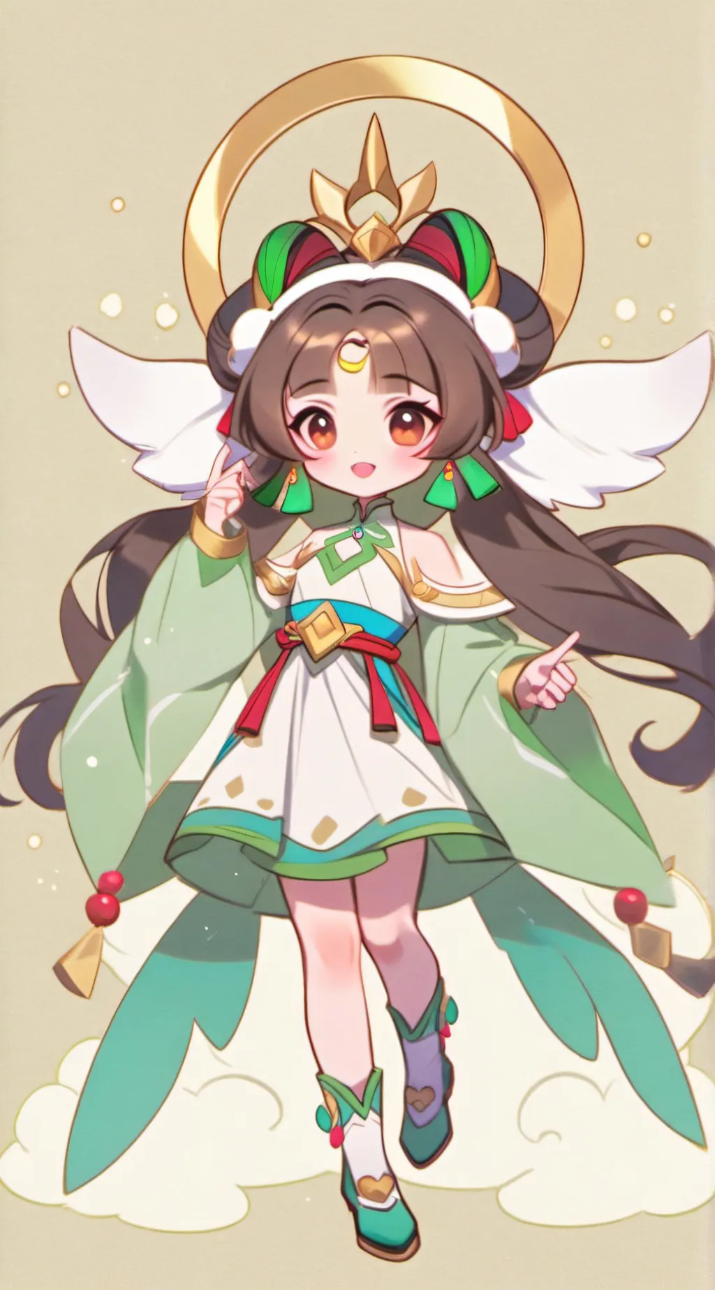 ai character: Chang'e  background