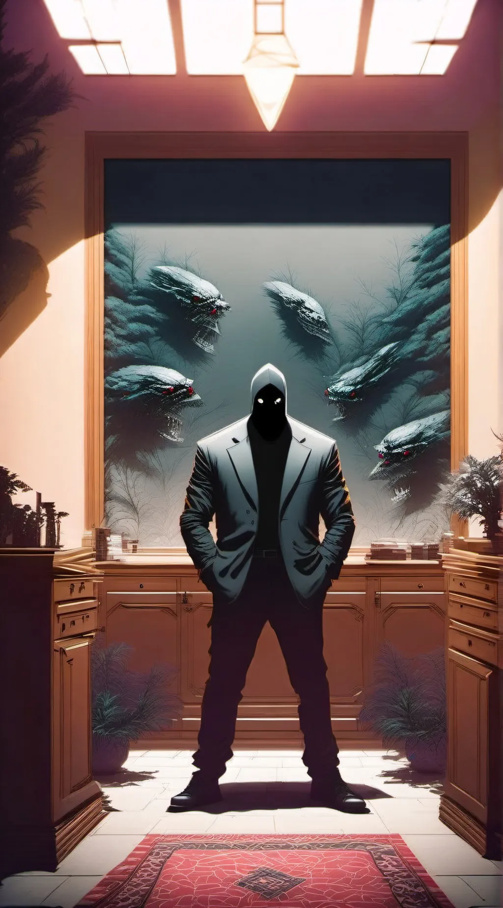 ai character: Mr unknown  background
