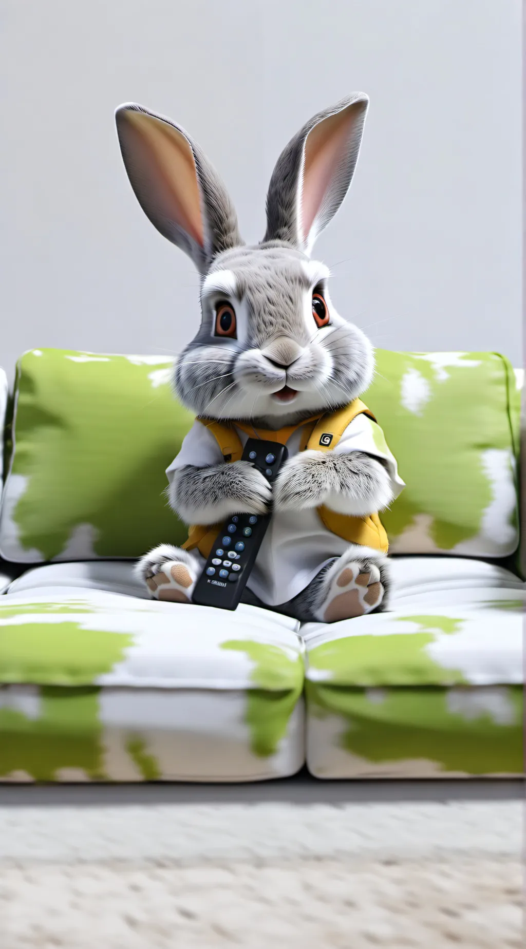 ai character: brainrot rabbit background