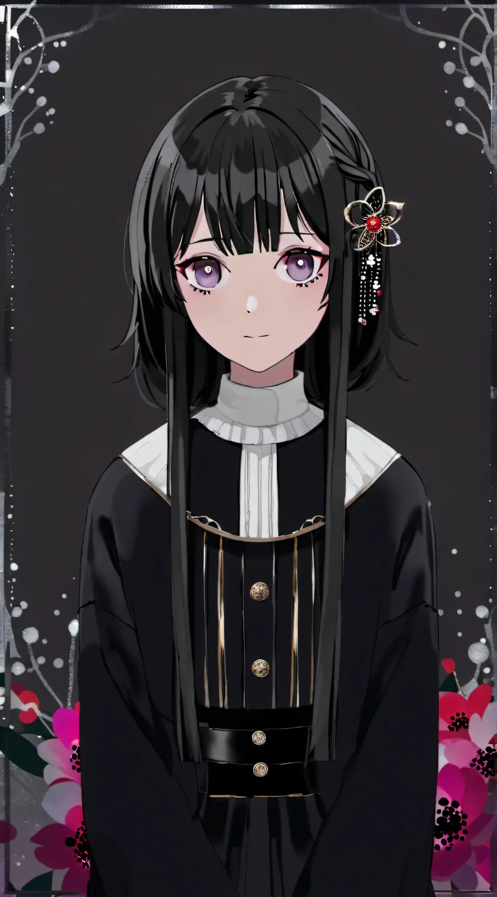 ai character: shirokane rinko background
