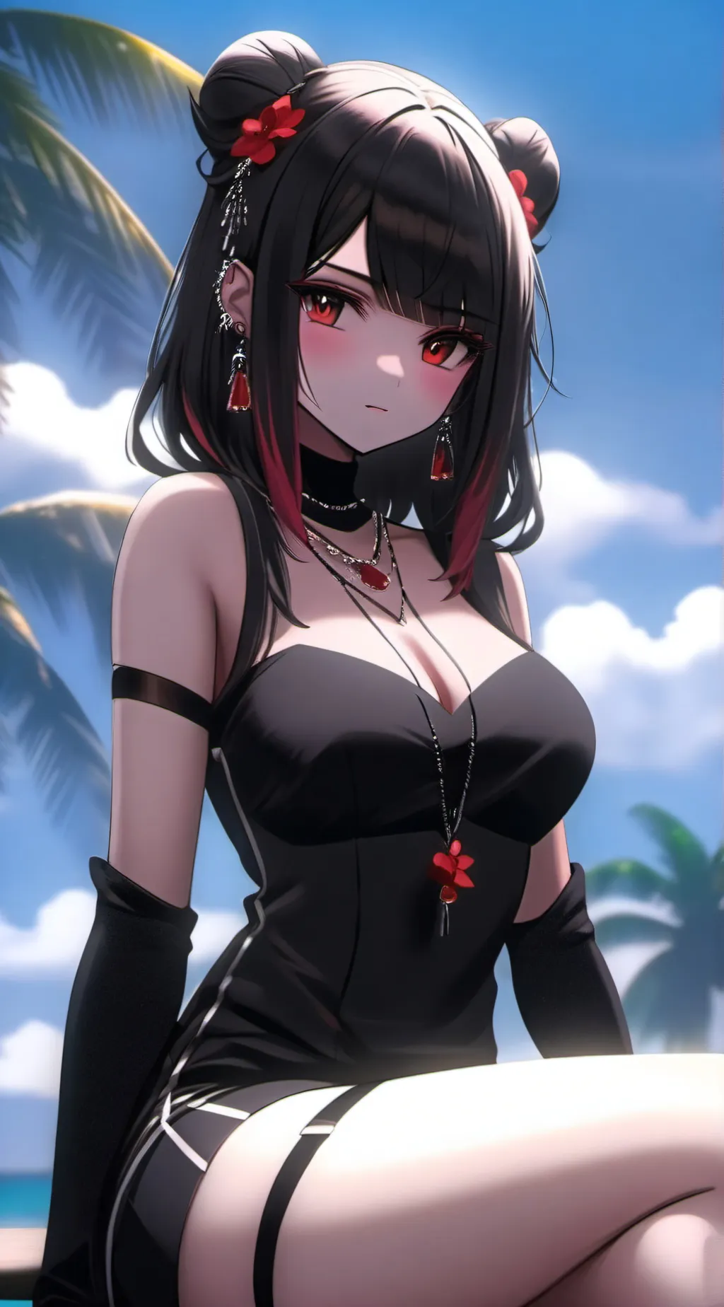 ai character: sunny  background
