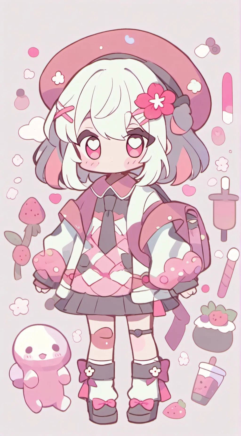 ai character: Sally  background