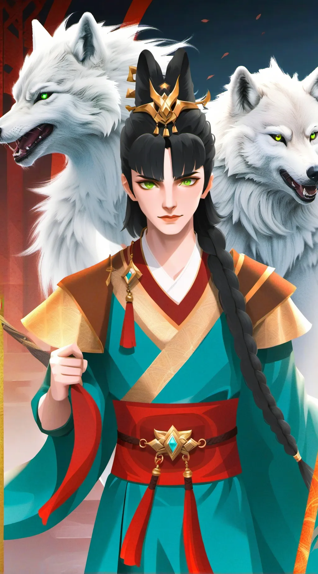 ai character: Evil ein background