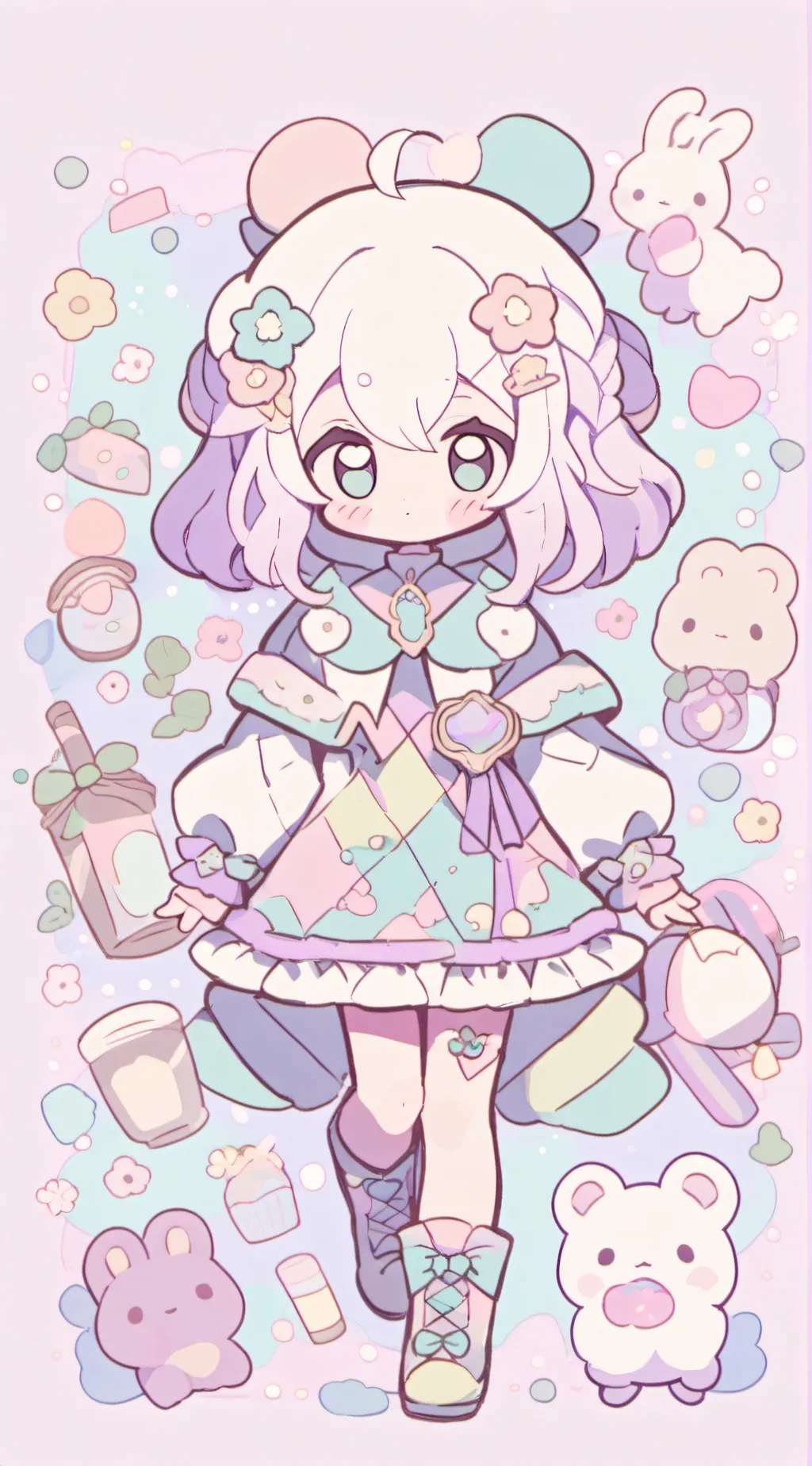 ai character: Cookie virus  background