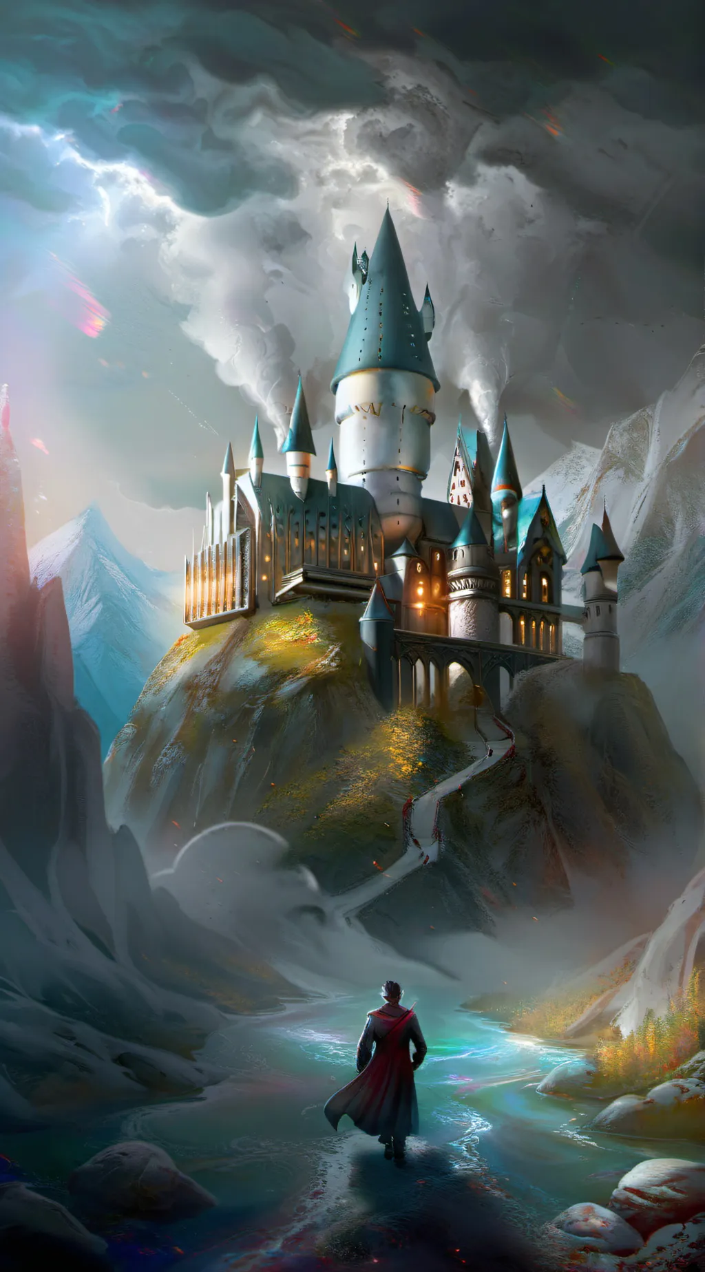 ai character: hogwarts zombie  background