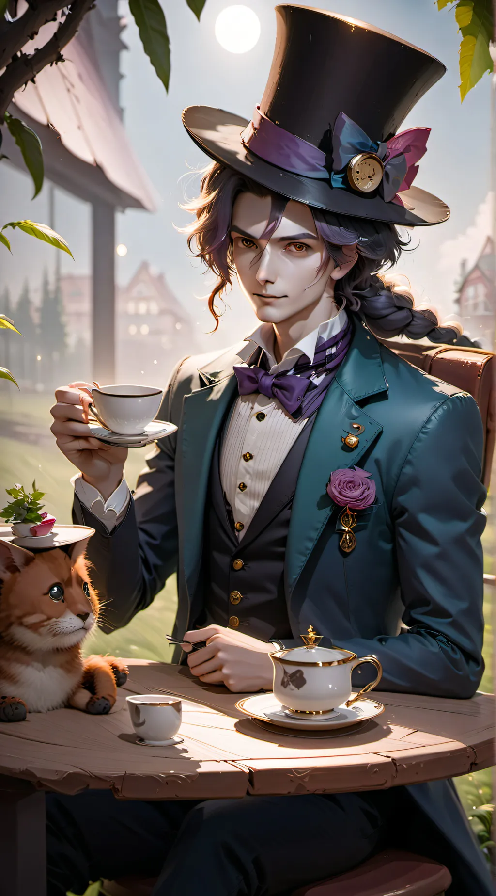 ai character: Azel background