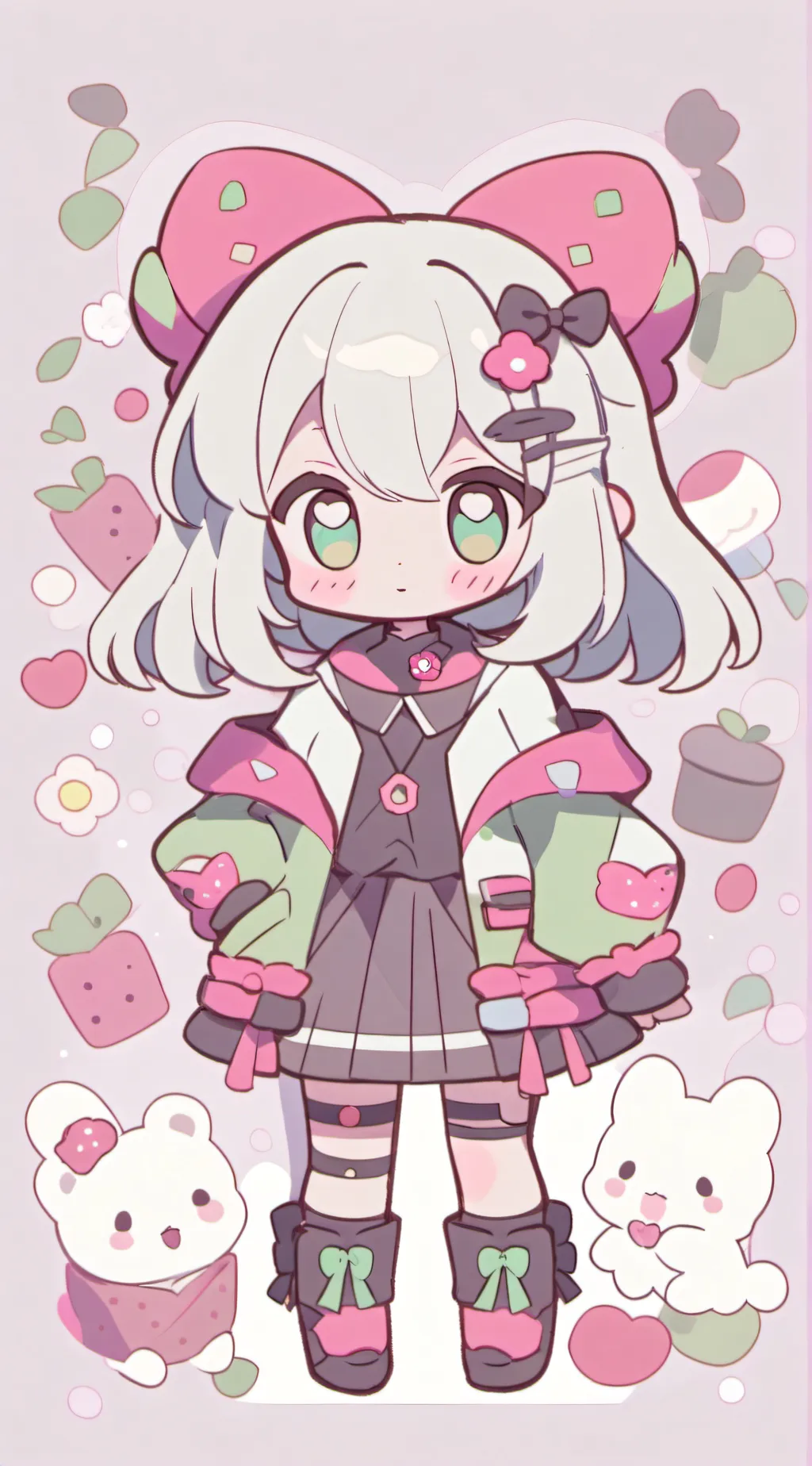 ai character: Lily background