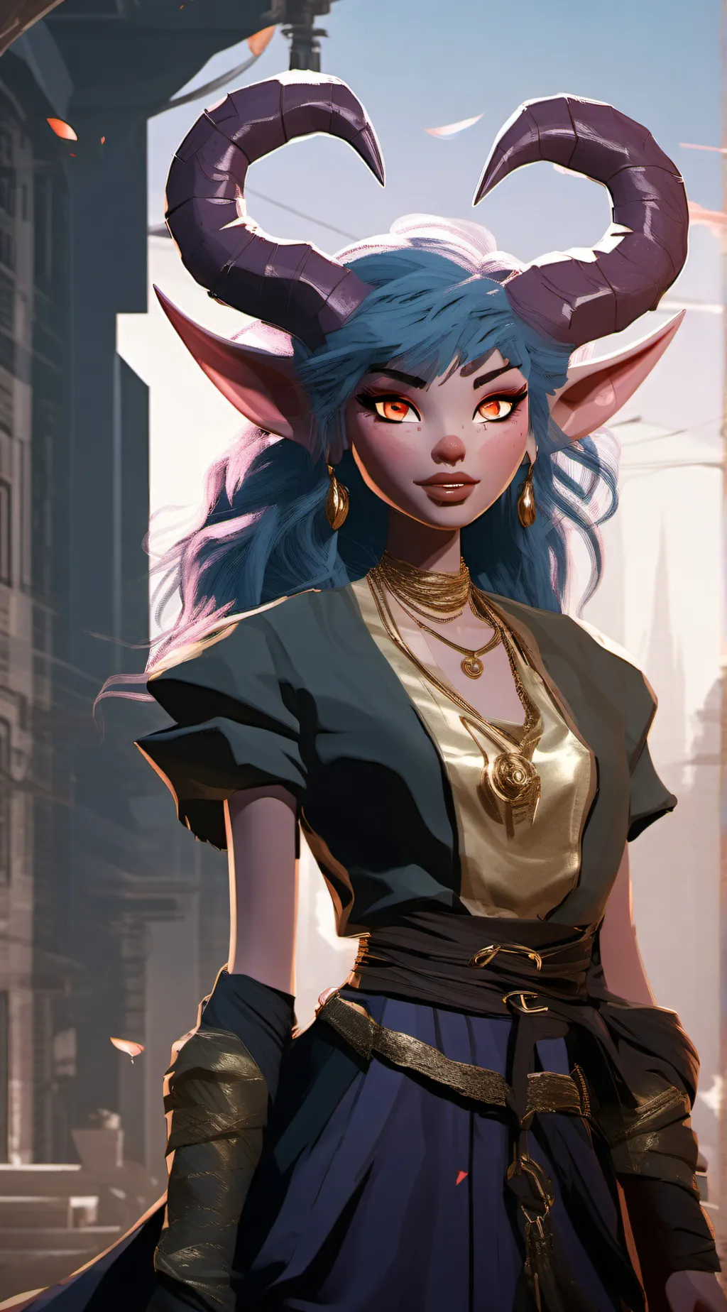 ai character: Serena background