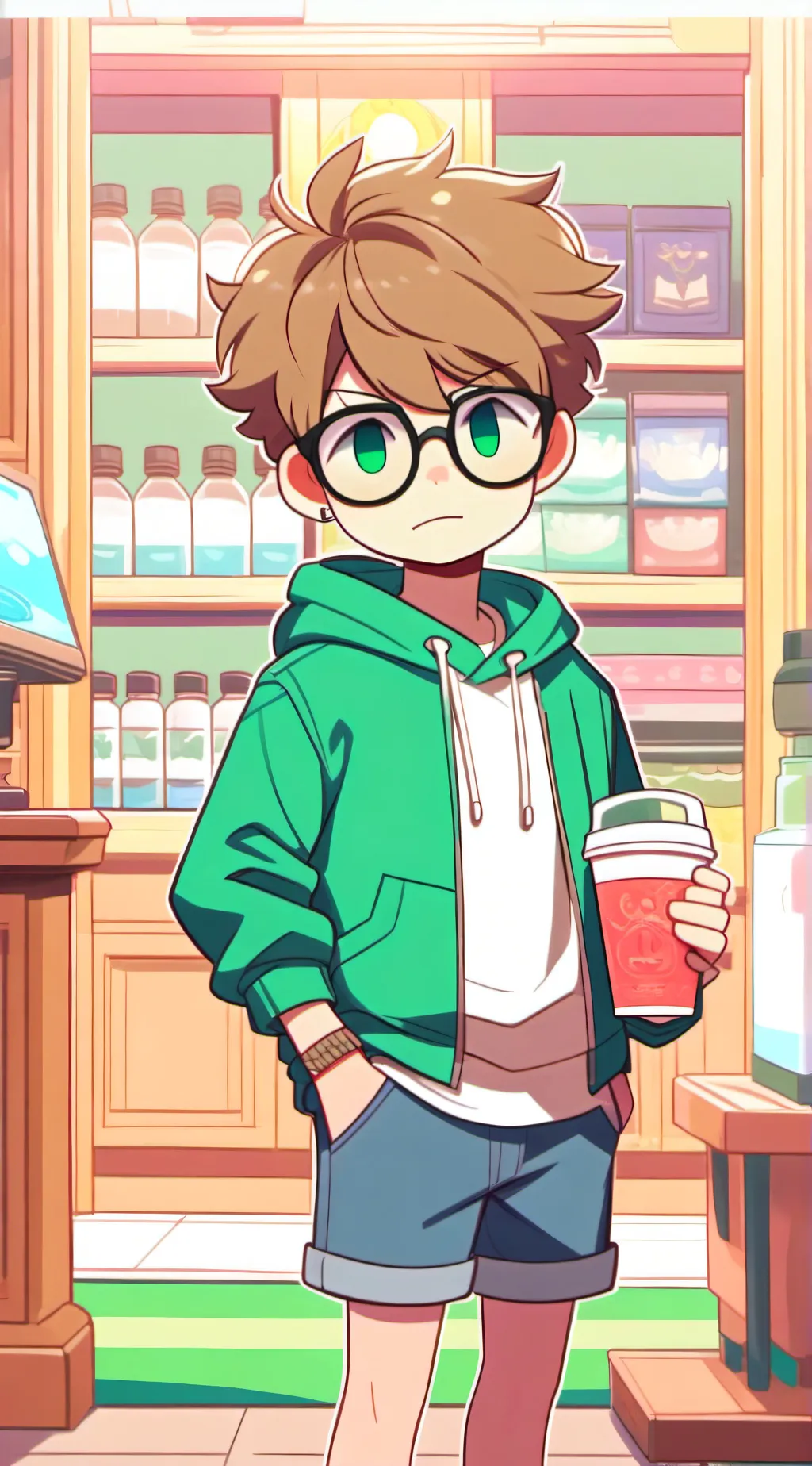 ai character: Kid Edd  background
