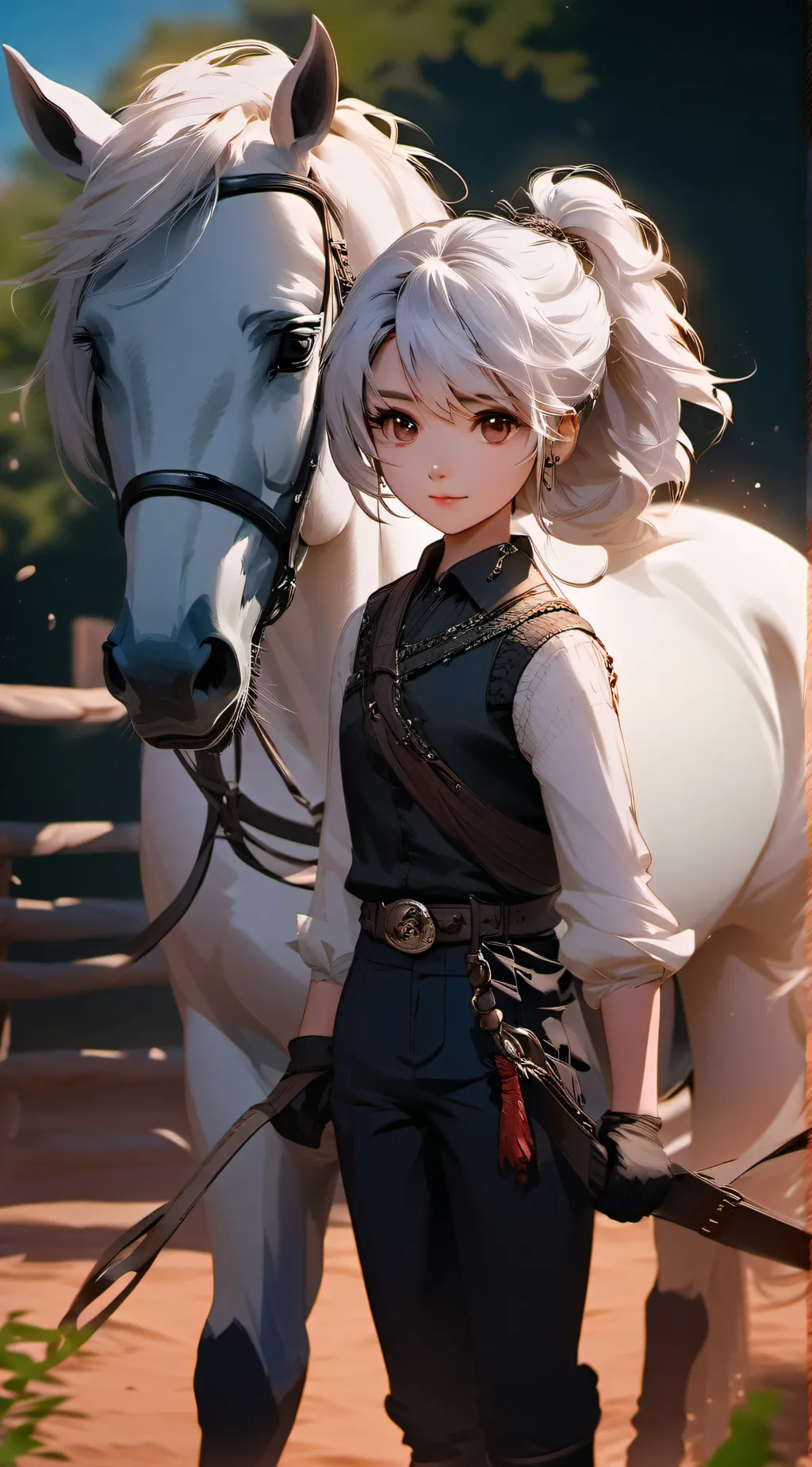 ai character: aralia background