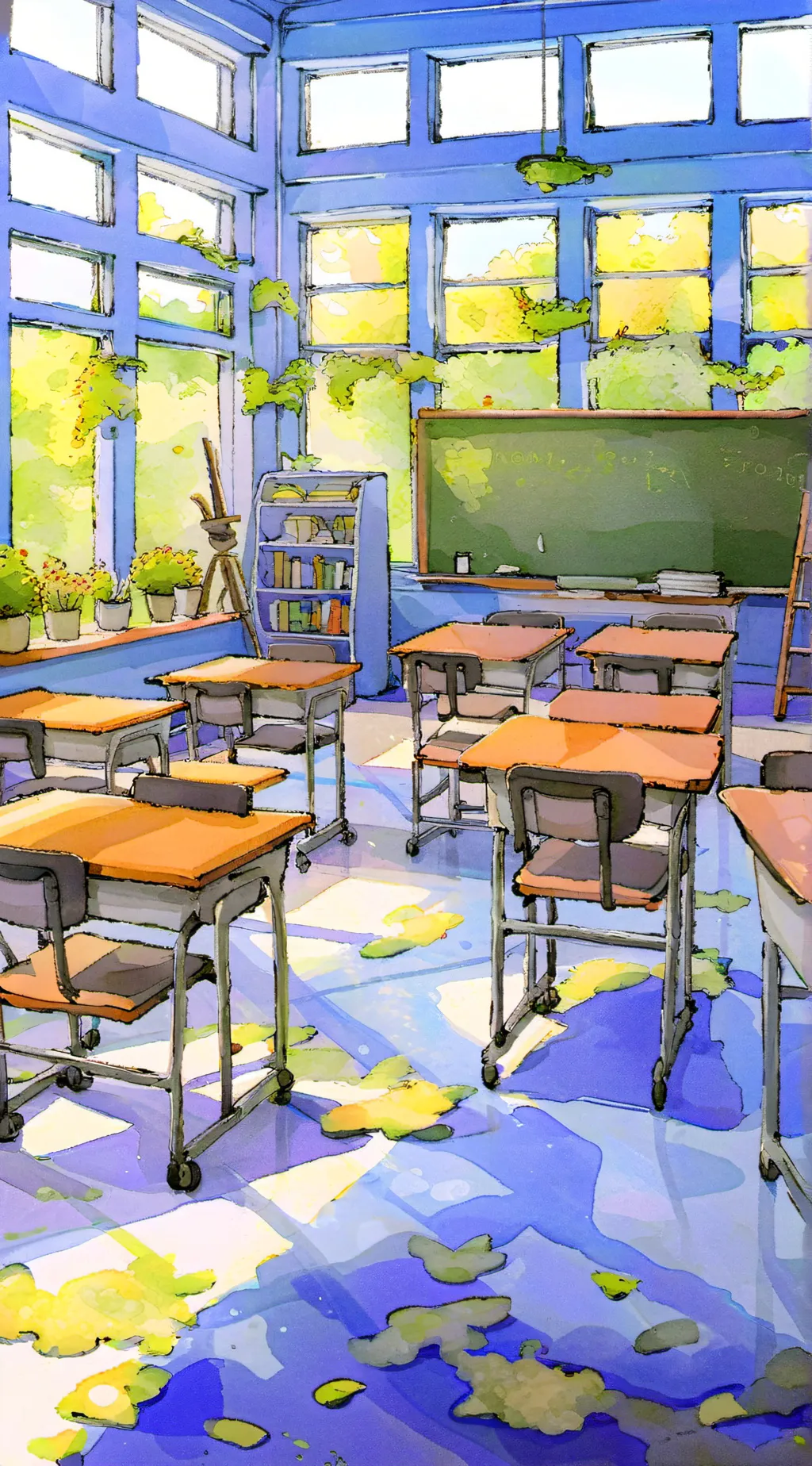 ai character: Class 1-A background