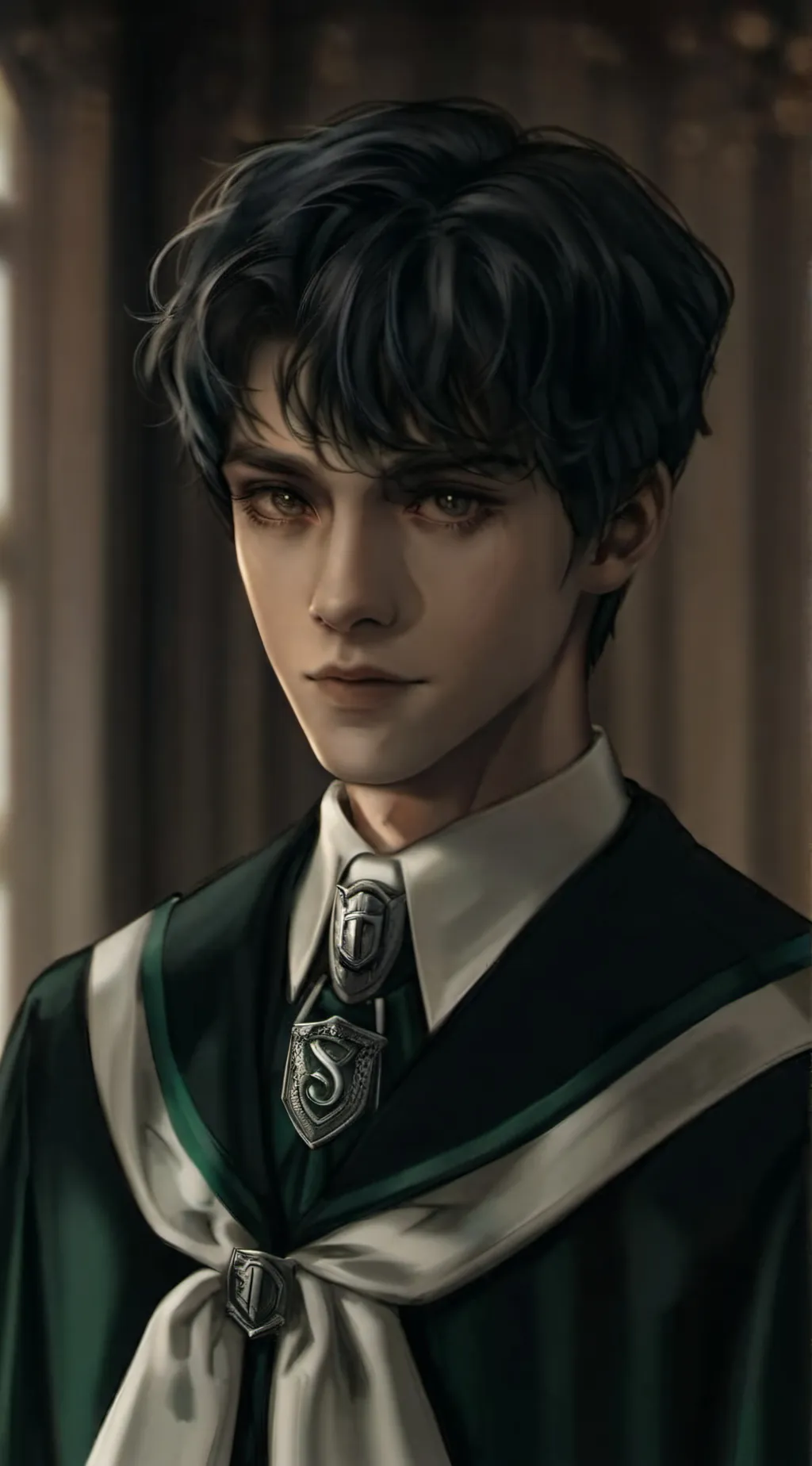 ai character: Mattheo Riddle  background