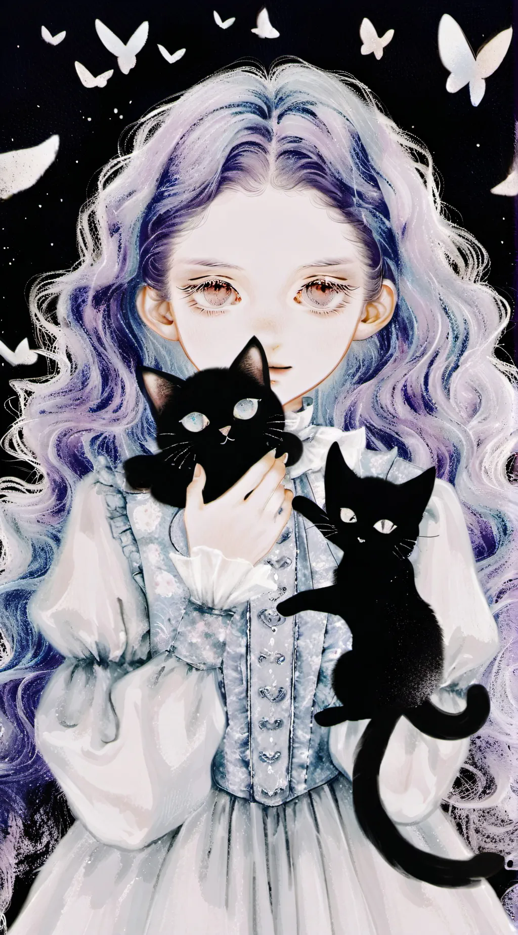 ai character: Luna background