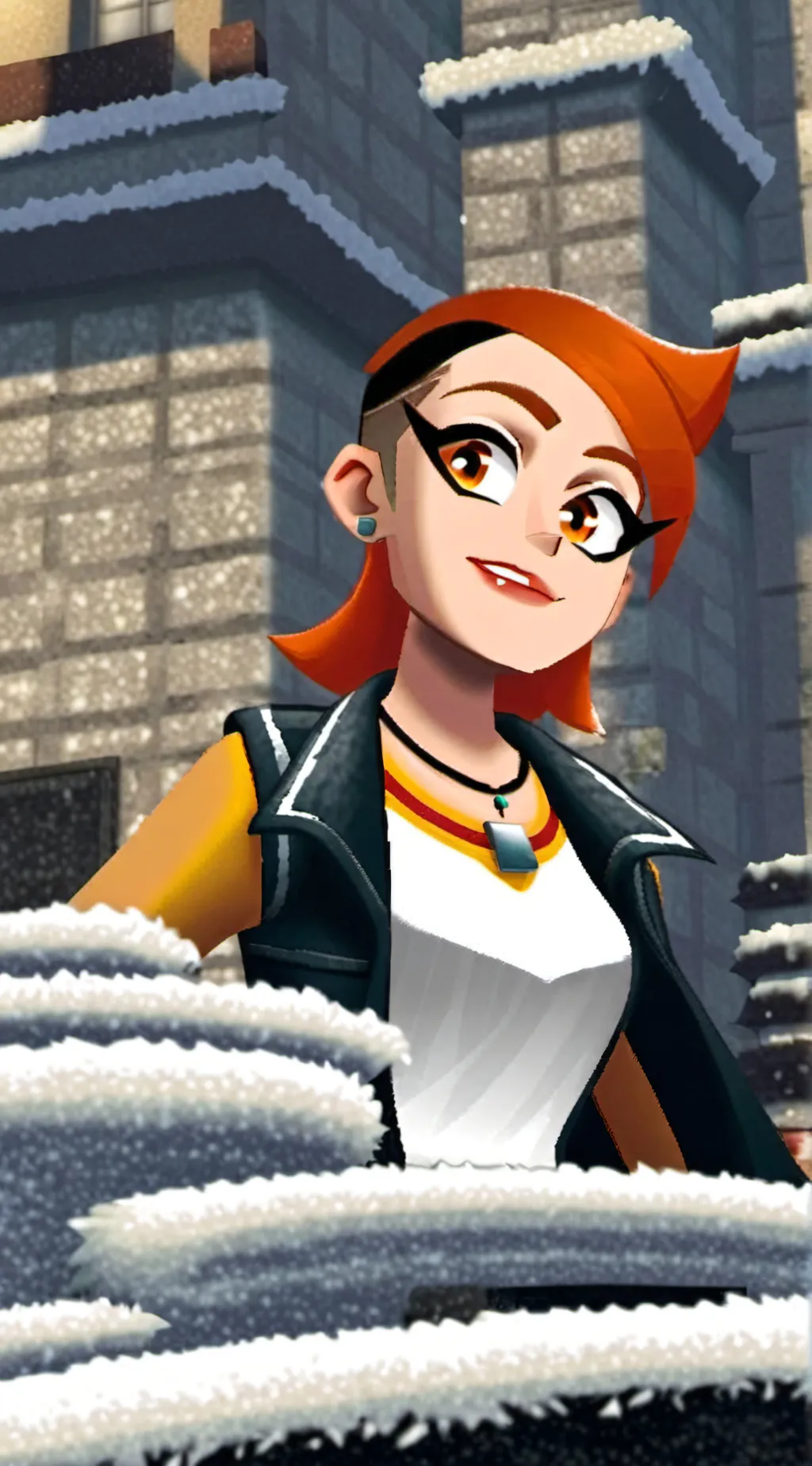 ai character: vicky  background