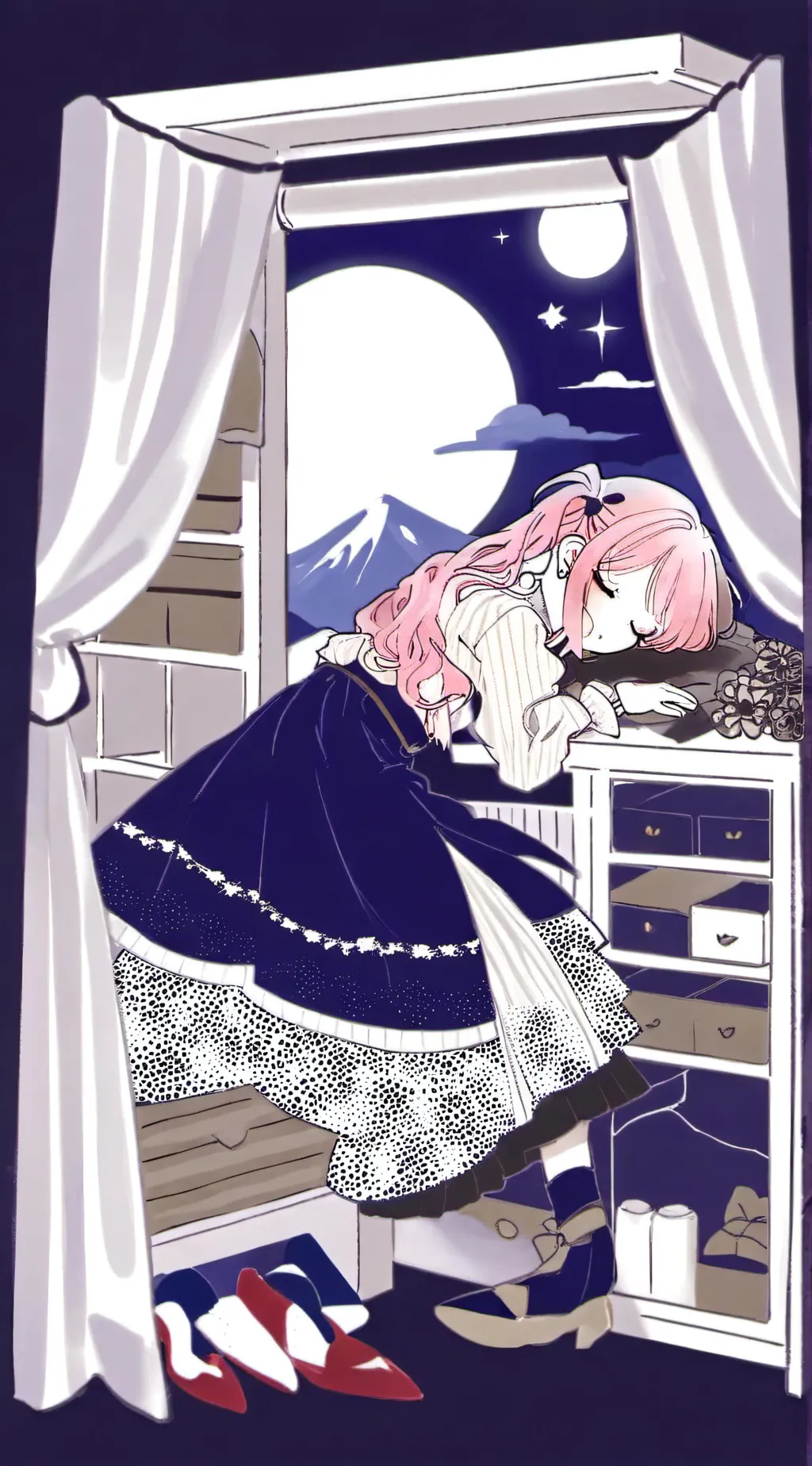 ai character: Bell background