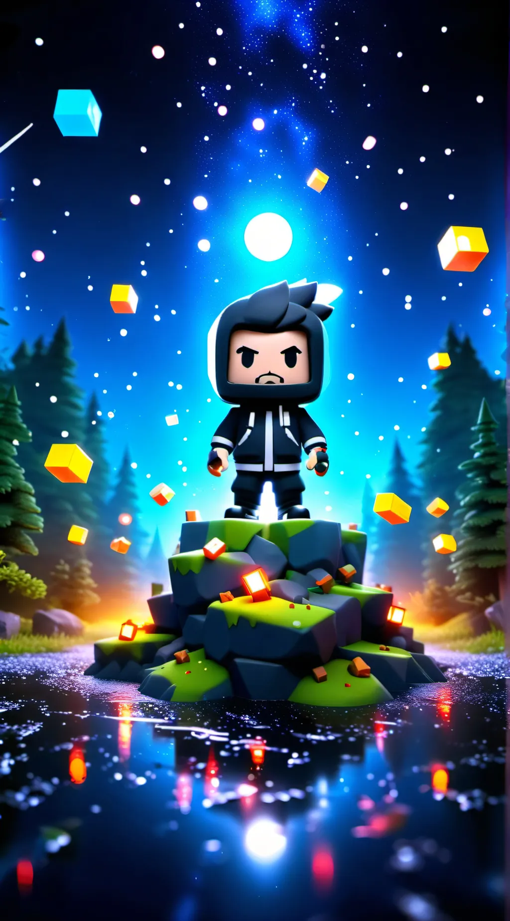 ai character: Roblox😊 background