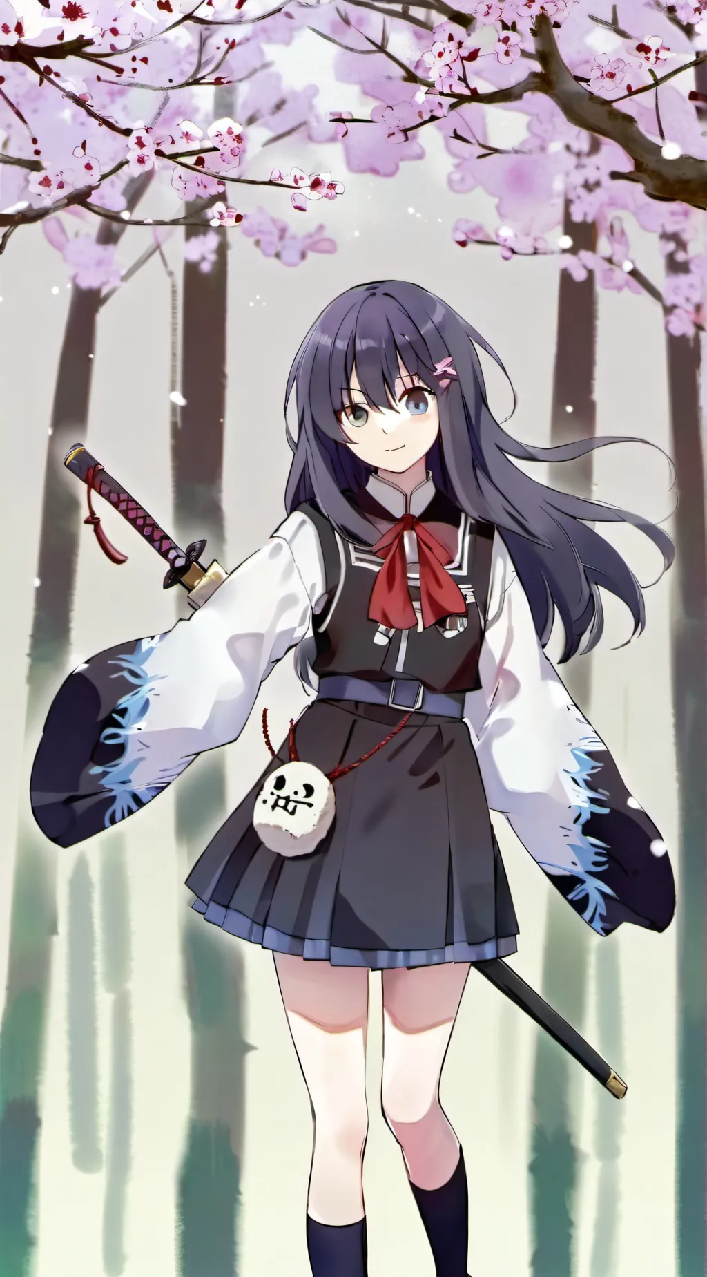 ai character: Demon slayer background
