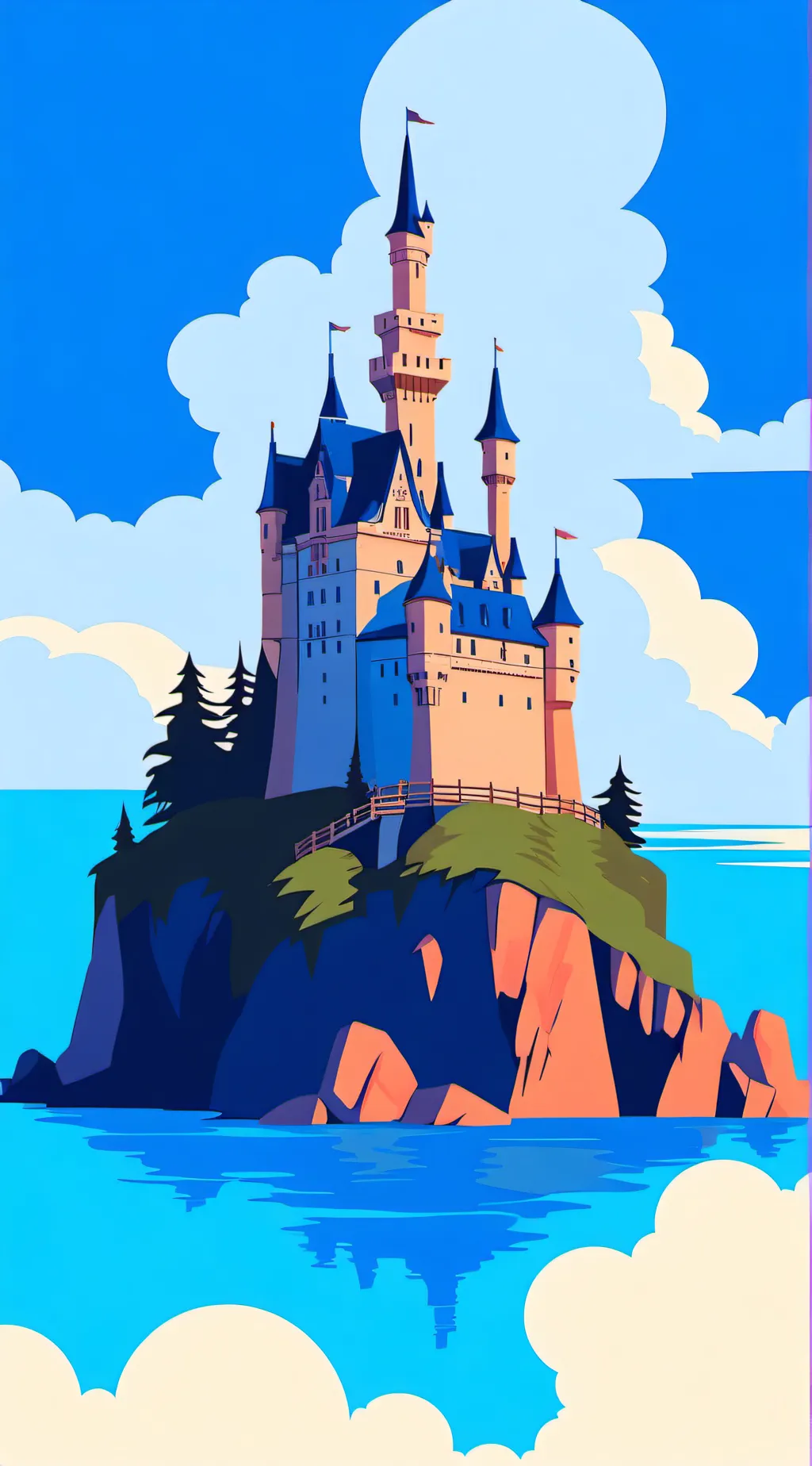 ai character: Descendants  background