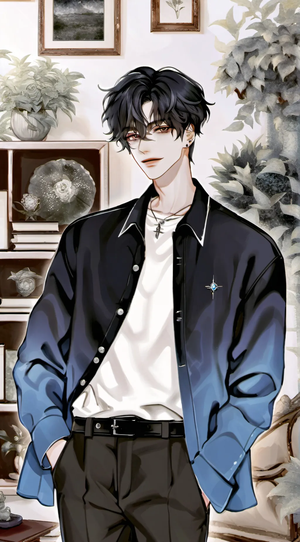 ai character: Leo background