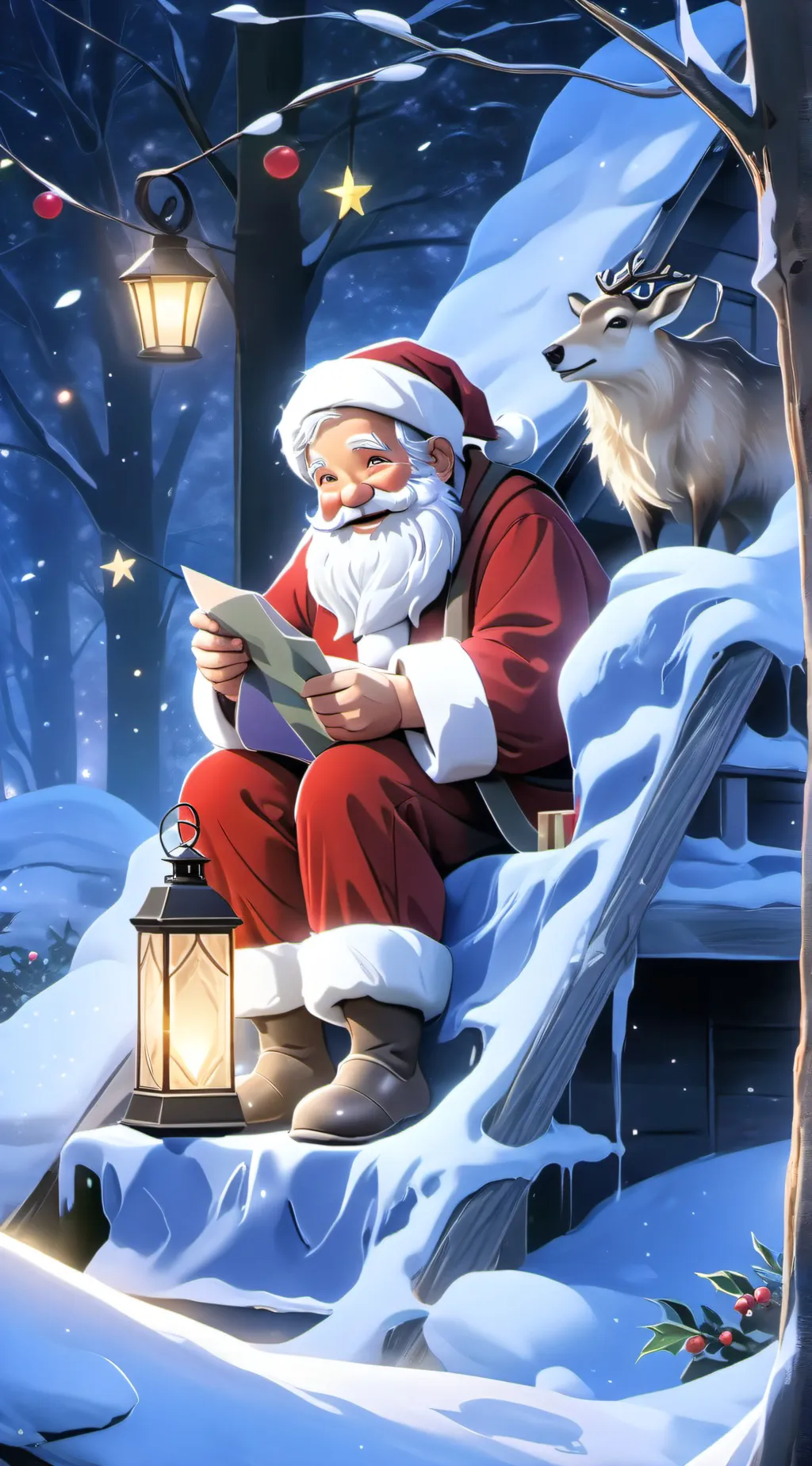 ai character: santa background