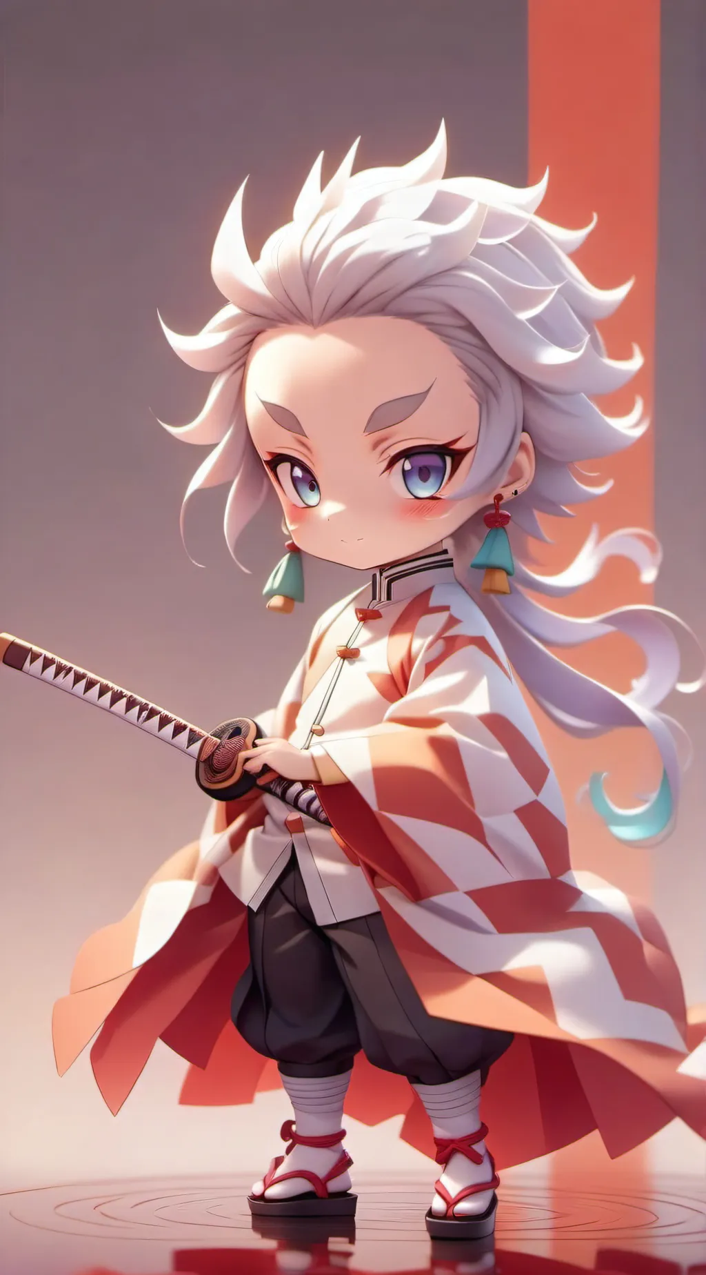 ai character: obanai iguro background