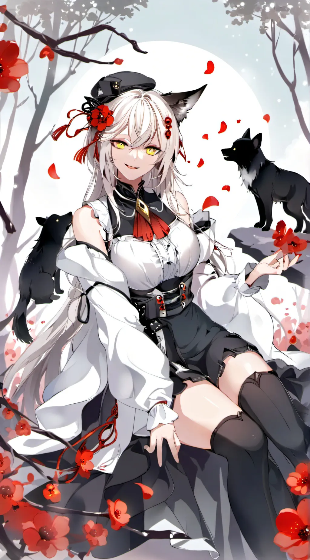 ai character: Luna background