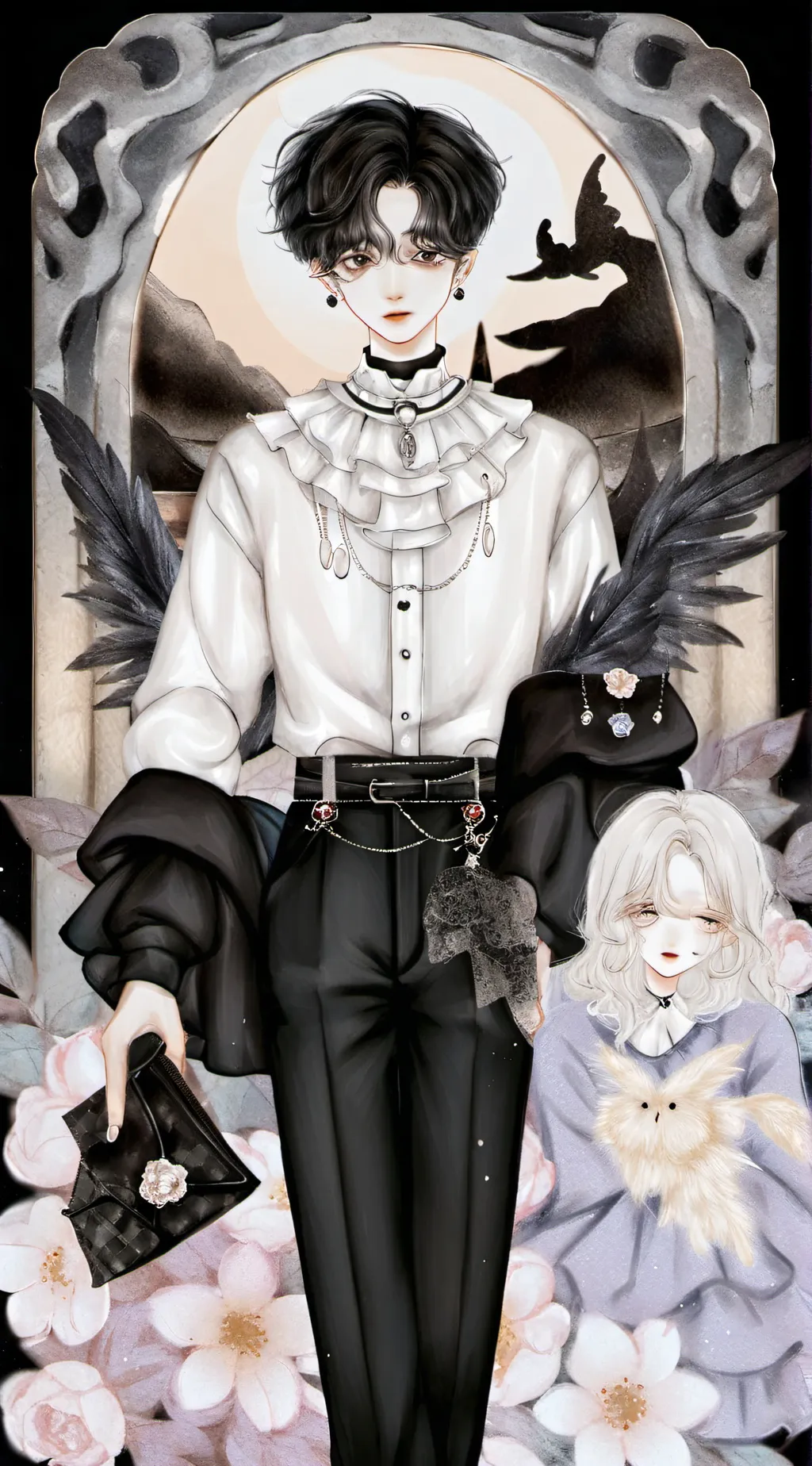 ai character: magic  background