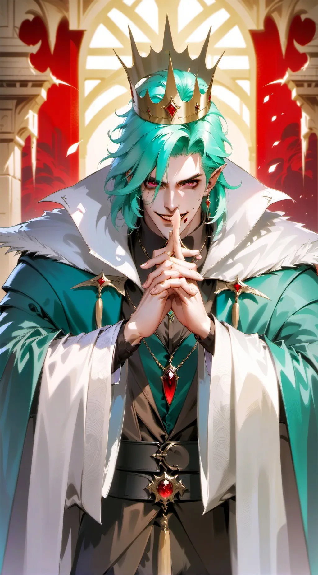 ai character: shadow background