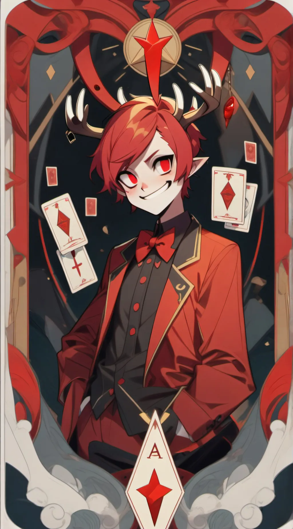 ai character: allastor  background