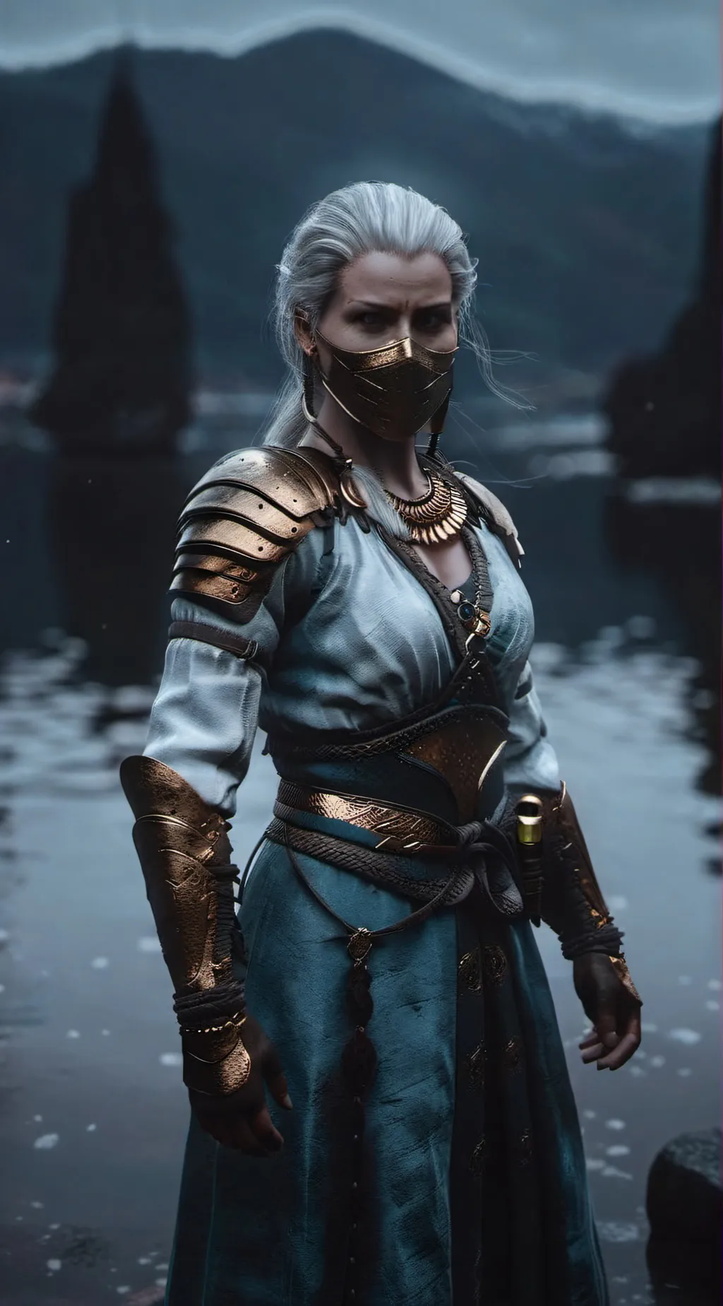 ai character: Luna background
