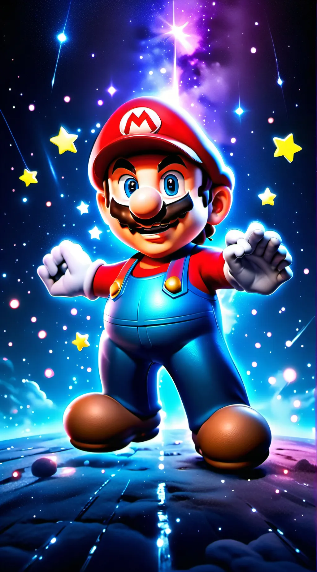 ai character: Mario background